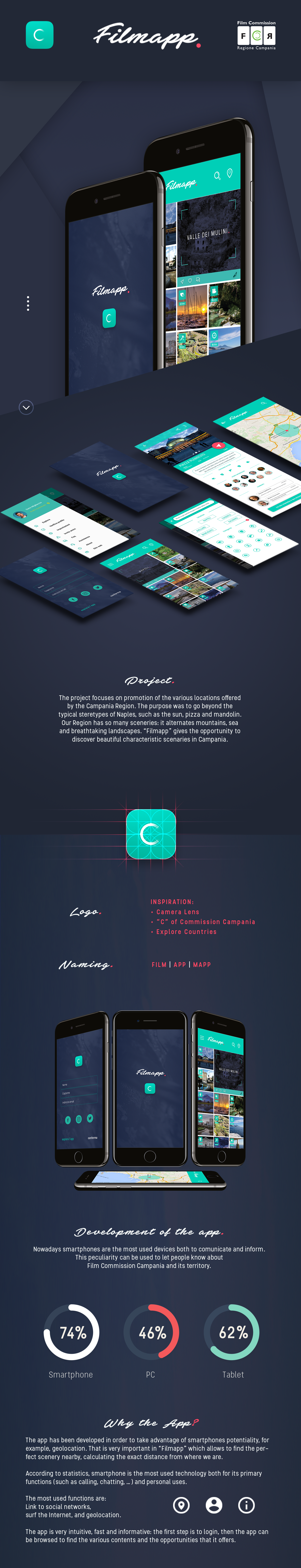 Film   app ios android ux Utepy mobile design interaction logo