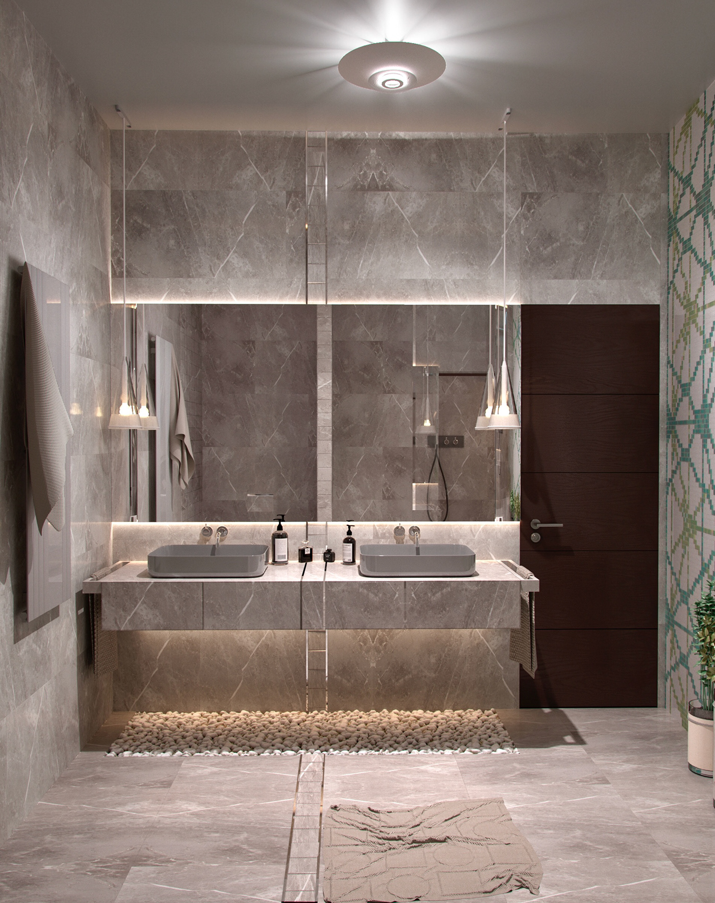 Interior design Render corona top10 luxury apartment penthouse