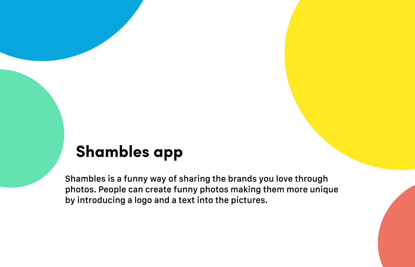 shambles app social network socialnetwork branding  logo concept Icon download