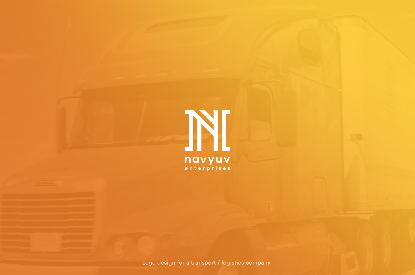 logo design mark Transport Logistics India Kolkata case study