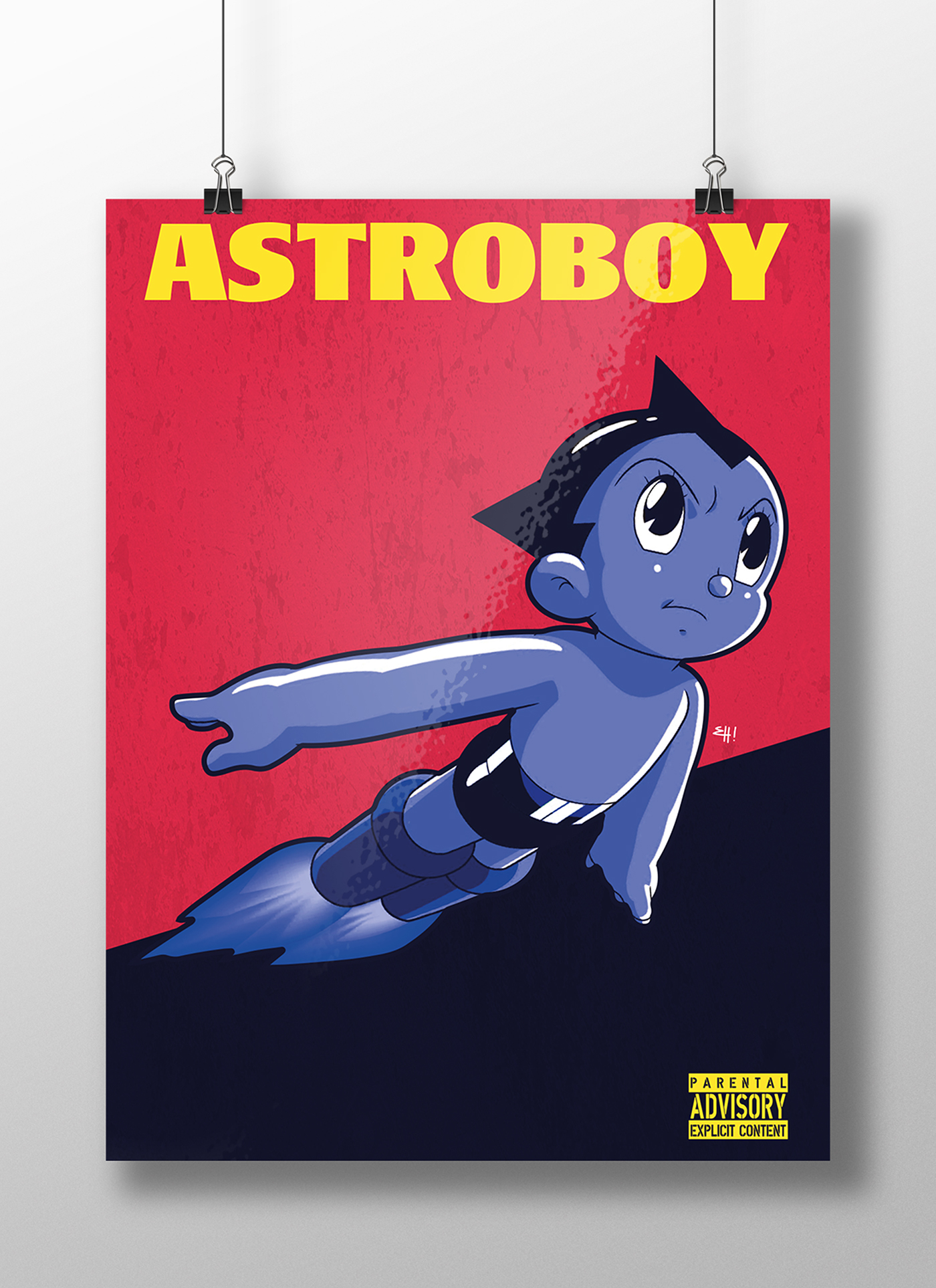weekend Astroboy sticker streetart toy music