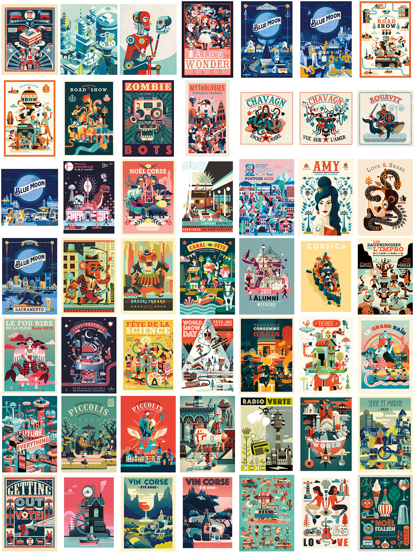 expo festival poster Exhibition  posters risograph print brand identity Graphic Designer Scénographie