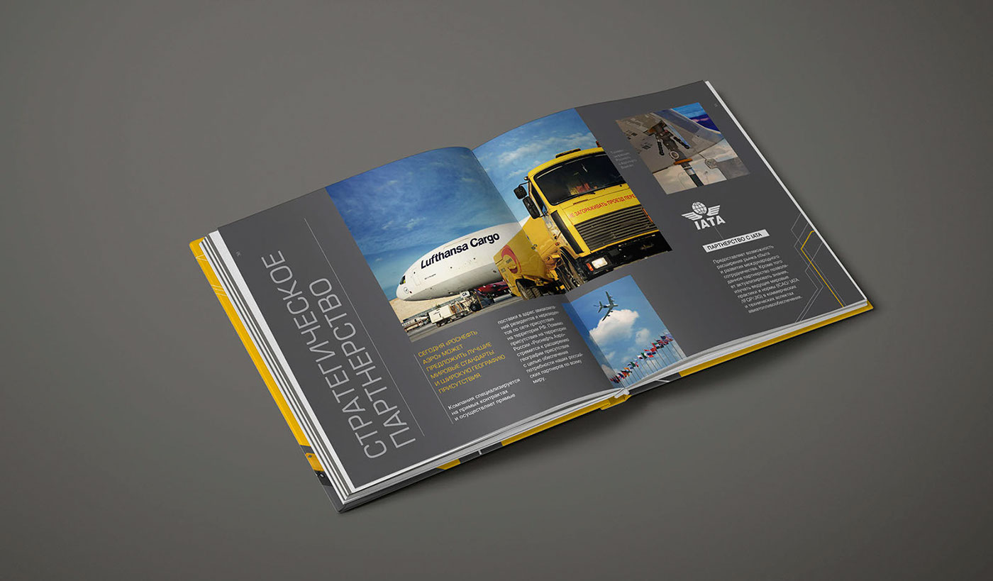 branding  plane corporation book yellow track infographic oil