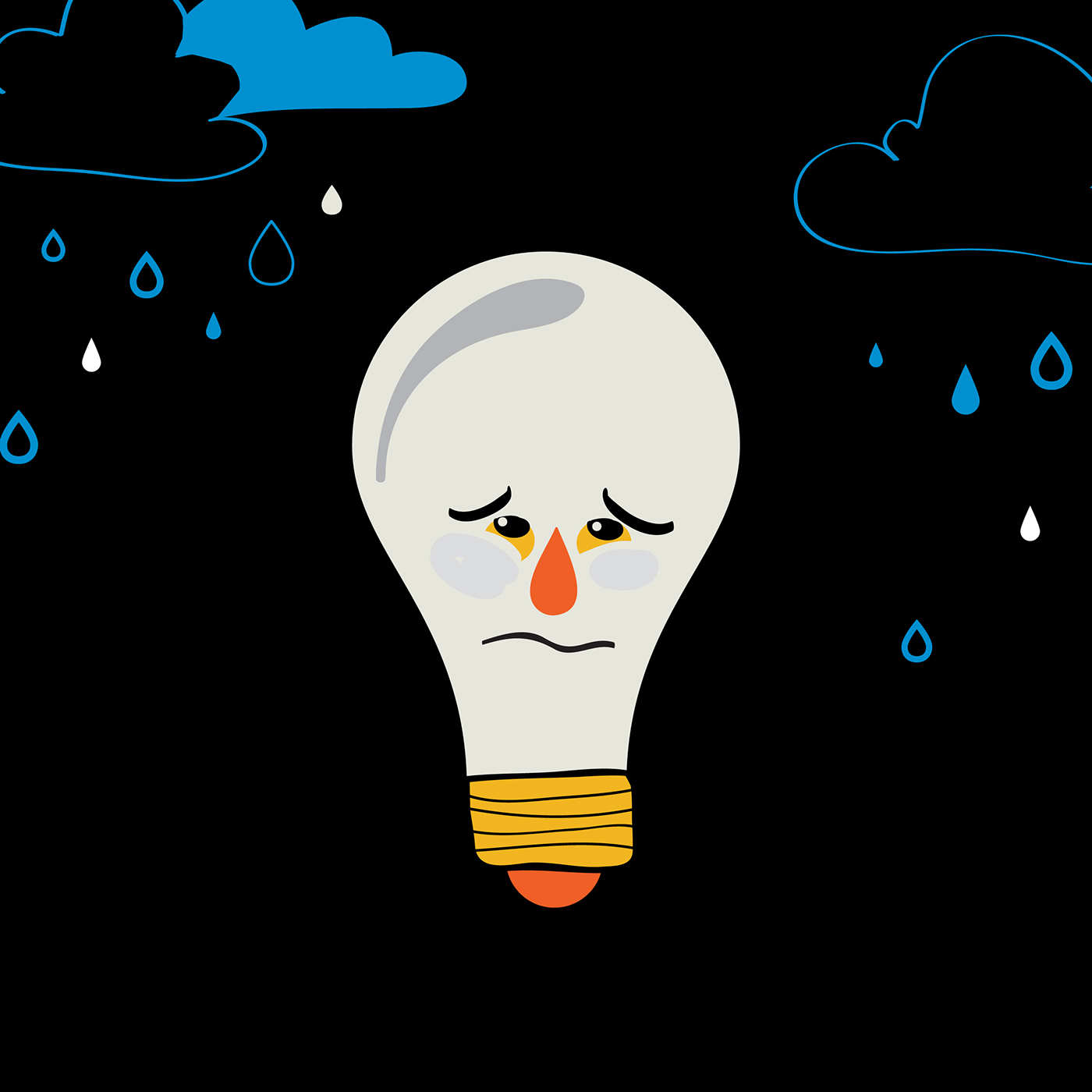 ILLUSTRATION  idea bulb Character Character design  jota schneider personajes light bulb light animation 