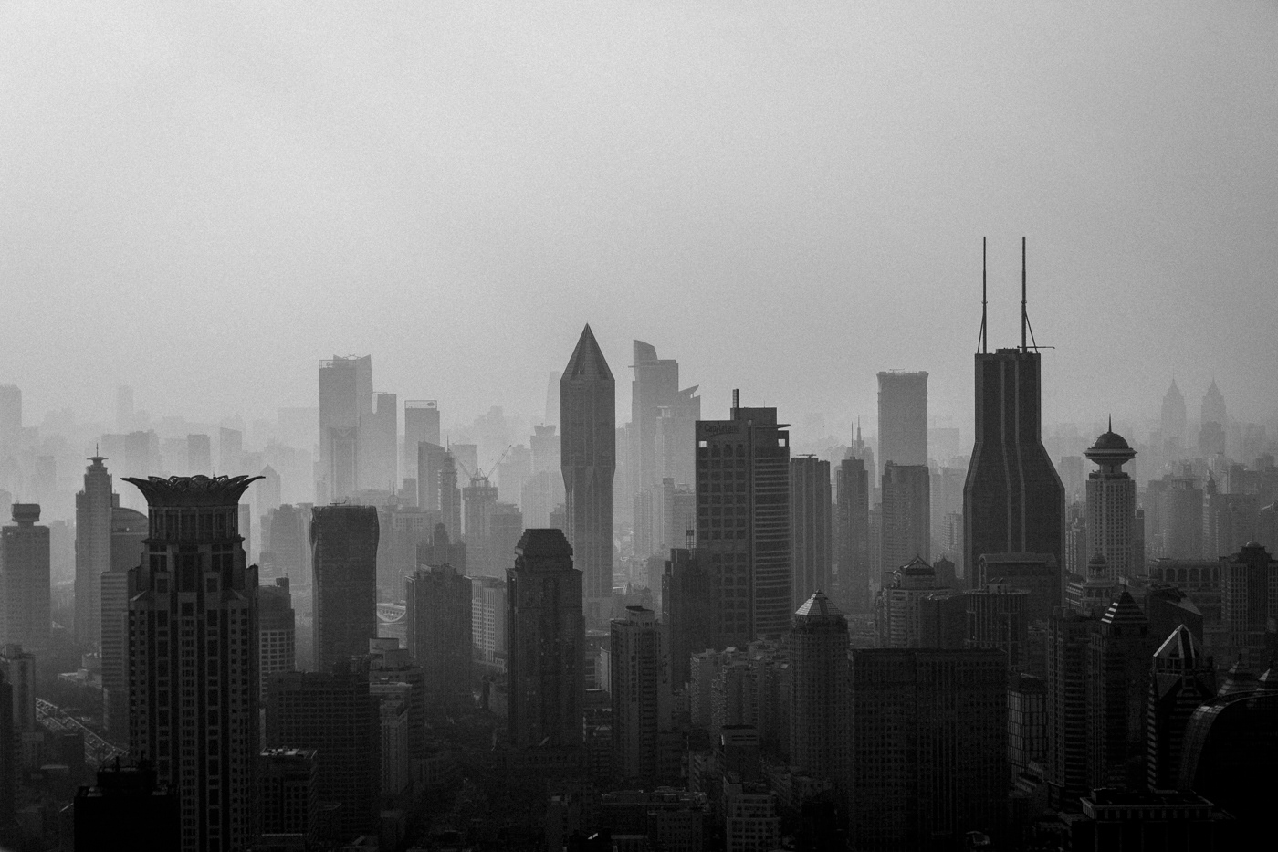 Air Pollution climate contamination matt mawson pollution shanghai smog pudong The Bund