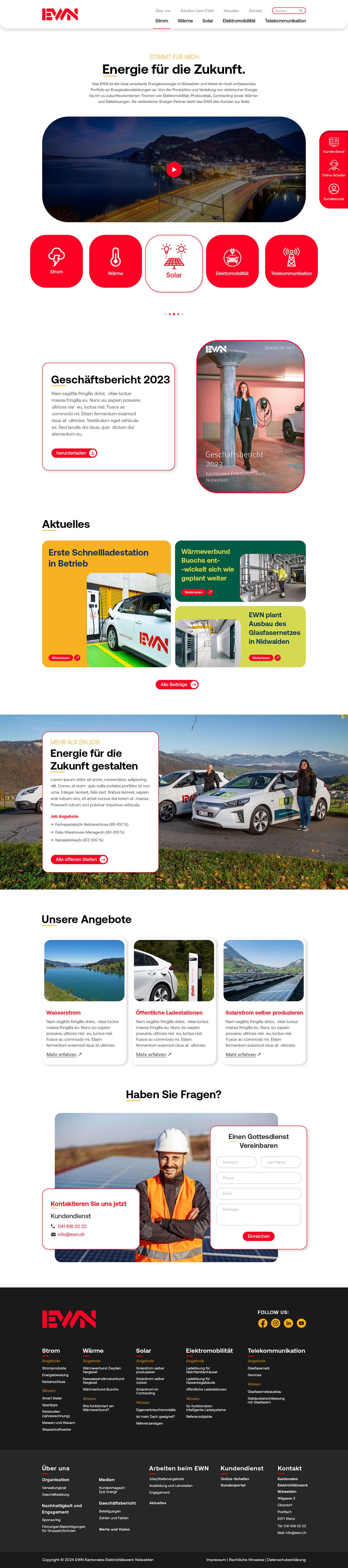 electricity Web Design  Website Website Design inspiration UI/UX landing page ILLUSTRATION  Creative Design Creativity