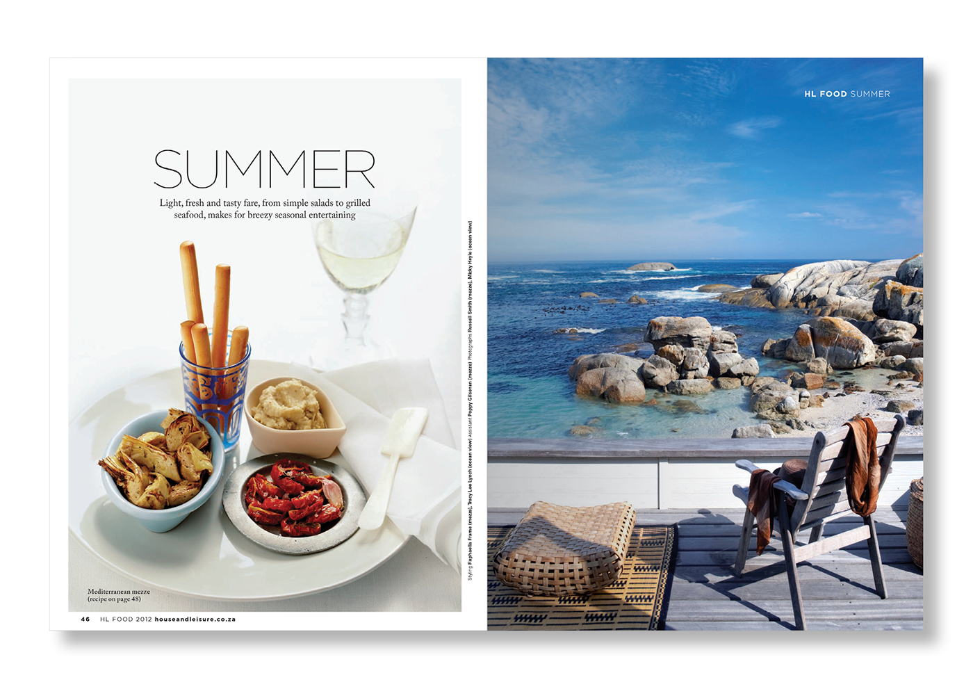magazine Layout recipe book Food  editorial design  print design  house and leisure