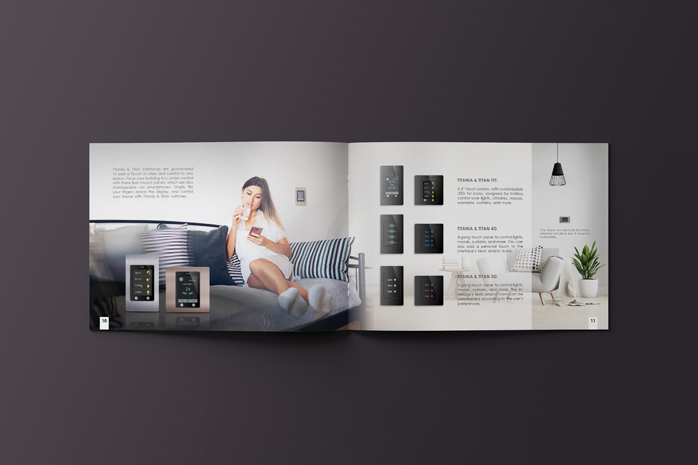 branding  catalog cover design editorial graphic design  Layout magazine print design  Production Smart Home