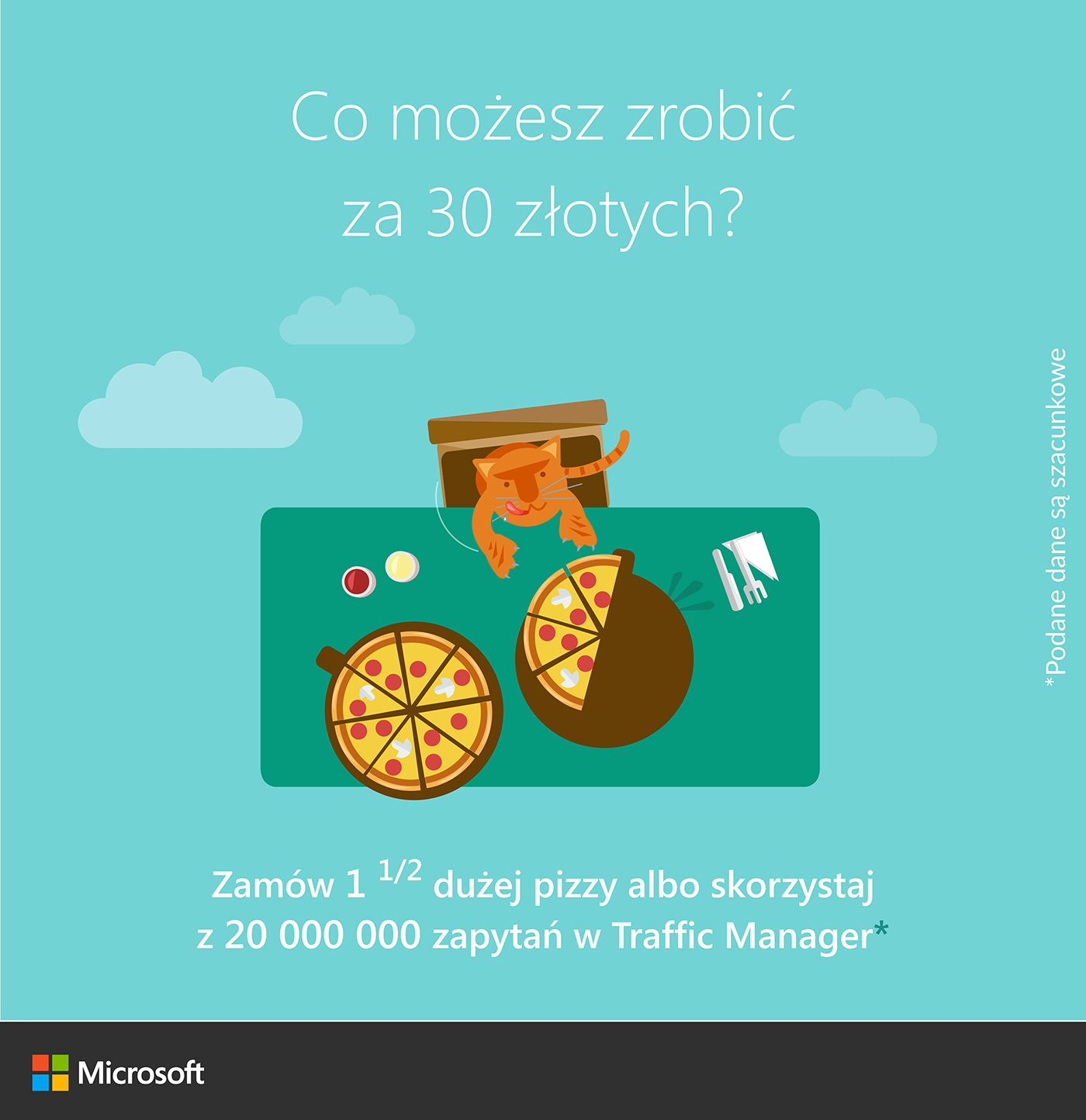 infographics Microsoft flat illustrations marketing   campaigns azure Promotional posters