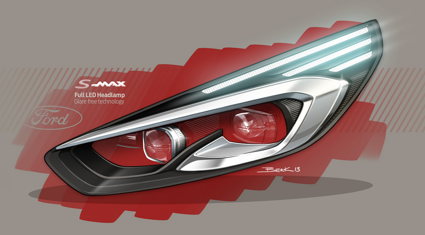 lighting car design sketch Automotive lighting automotive   Transportation Design headlamp taillamp exterior design