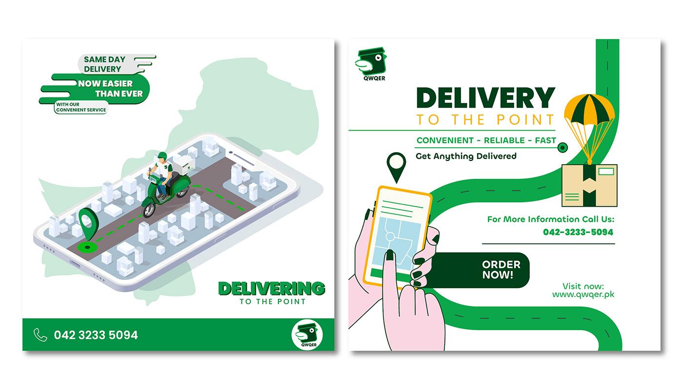 ads Advertising  boxes delivery deliveryservice Mockup post Social media post Socialmedia visual identity