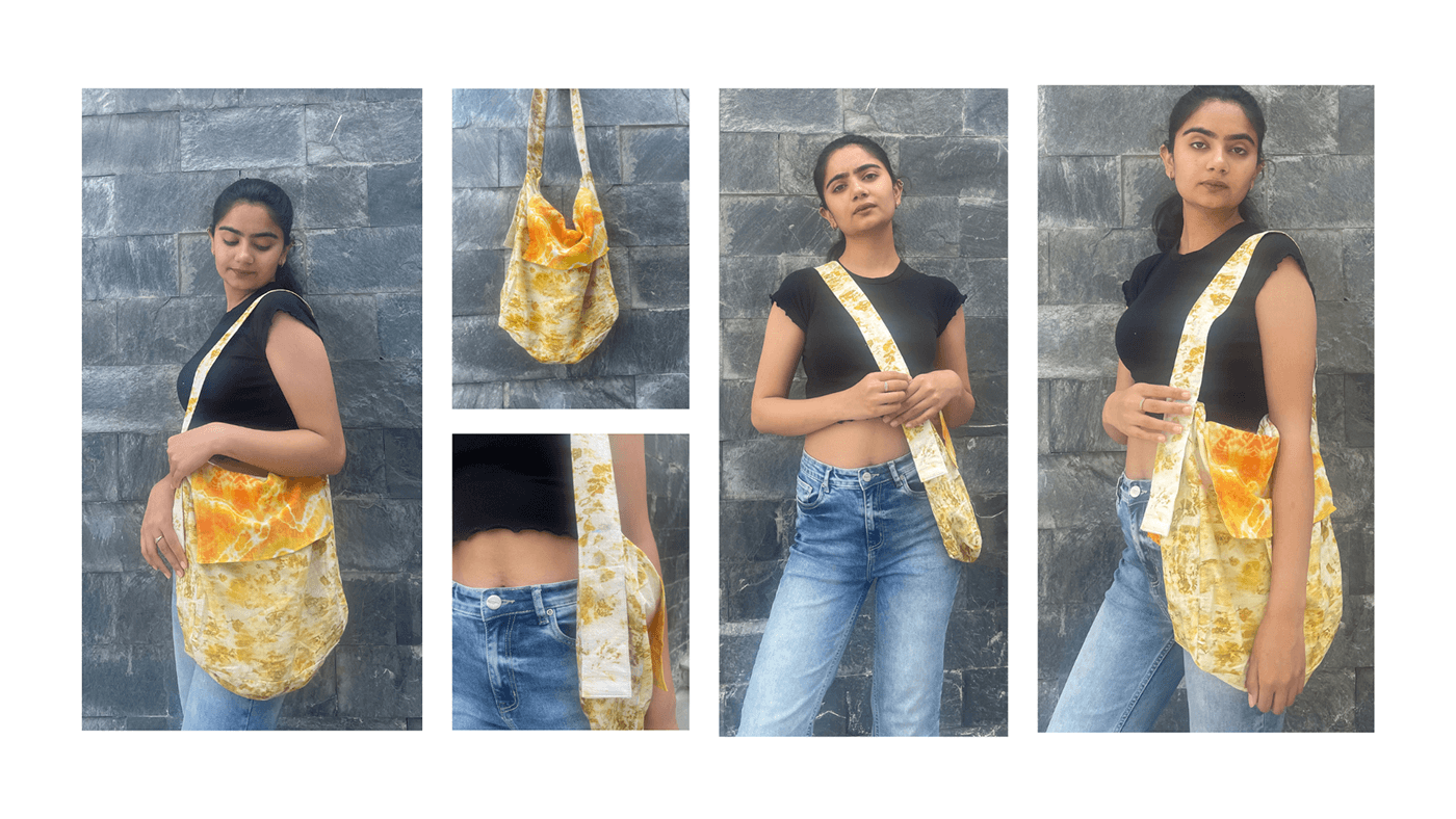 fashion design Fashion  accessories bags ecoprinting Sustainability design