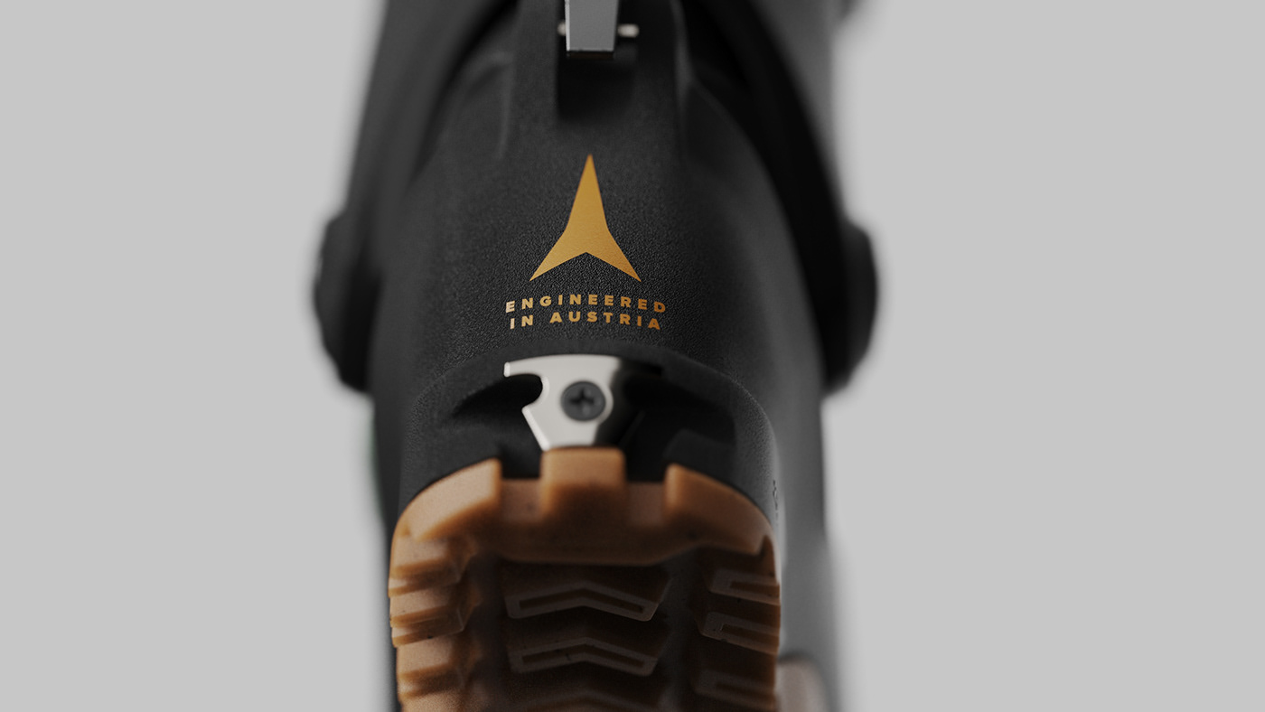 product design  industrial design  visualization sports boots snow atomic CGI pirazzo ски