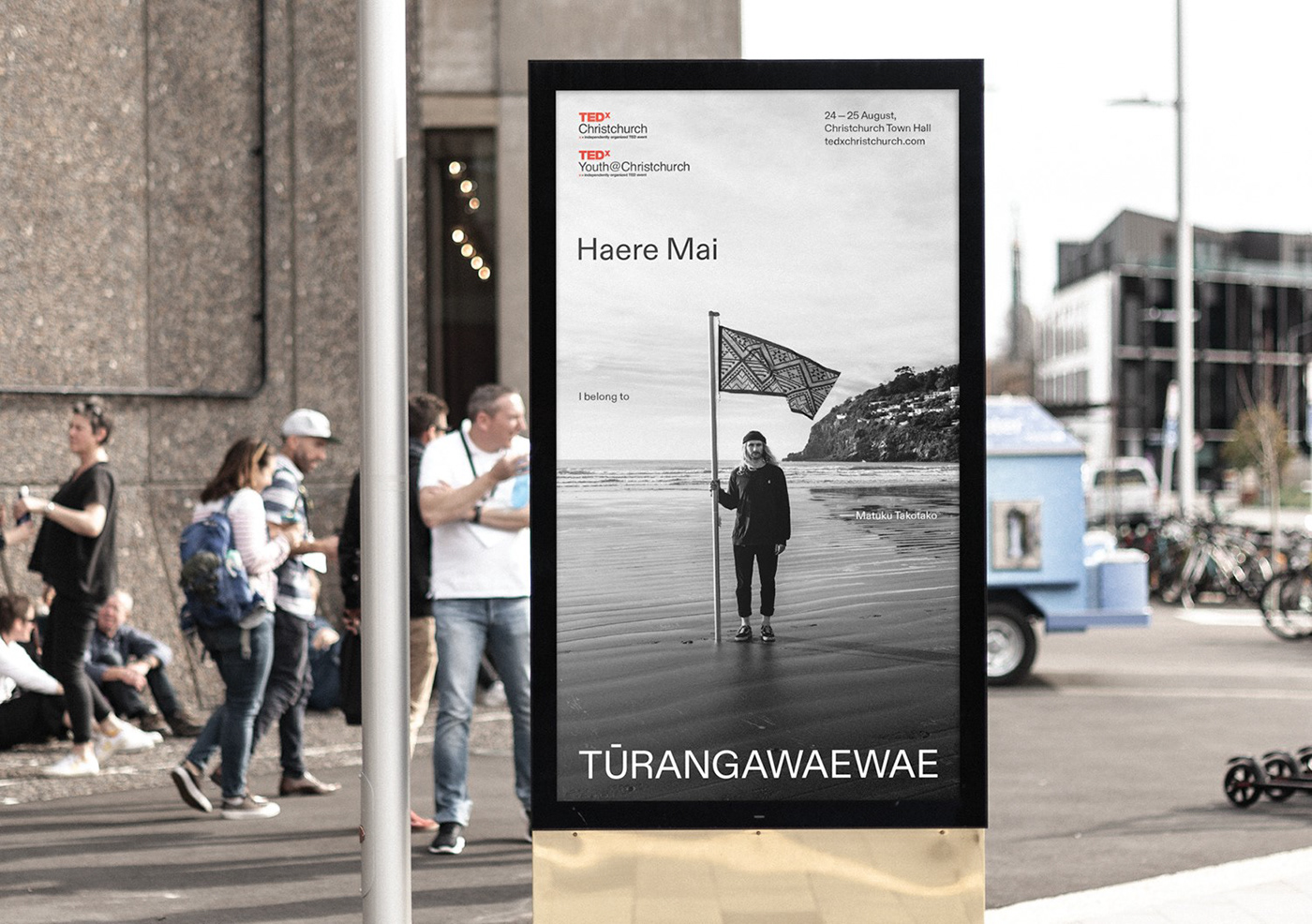 best awards flag graphic design  Photography  TEDx turangawaewae