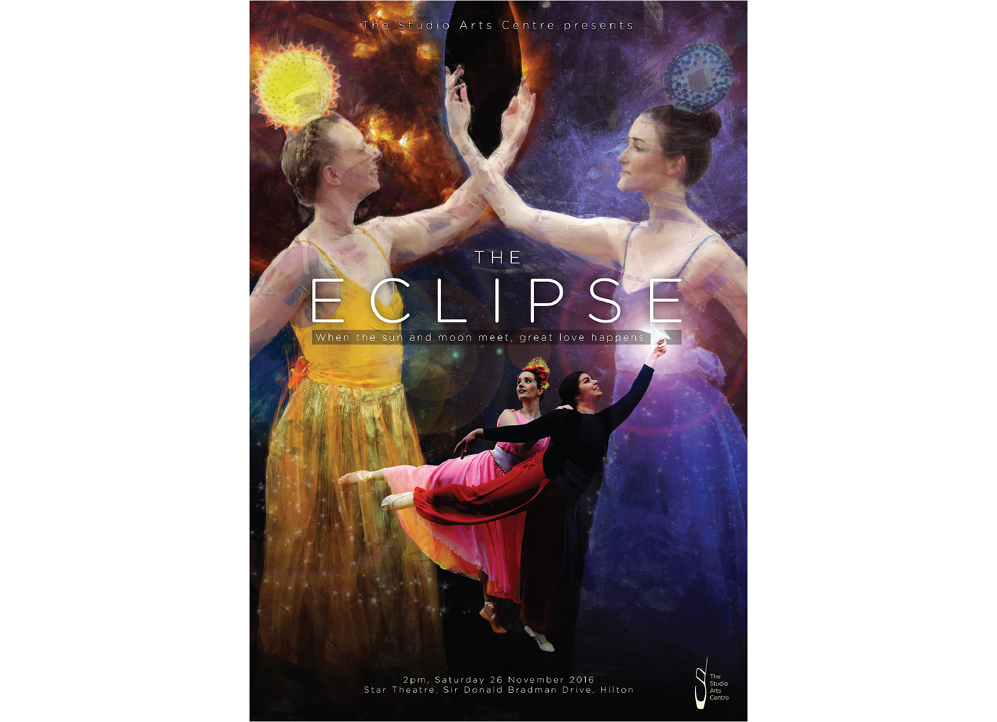 poster Program Production ballet Theatre adelaide South Australia eclipse DANCE  