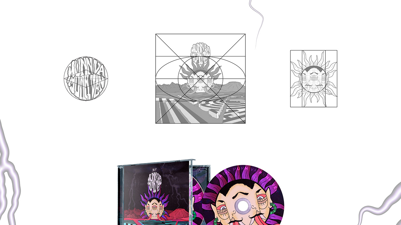 animation  artwork CD design Cover Art Drawing  motion music Music cover music label rap