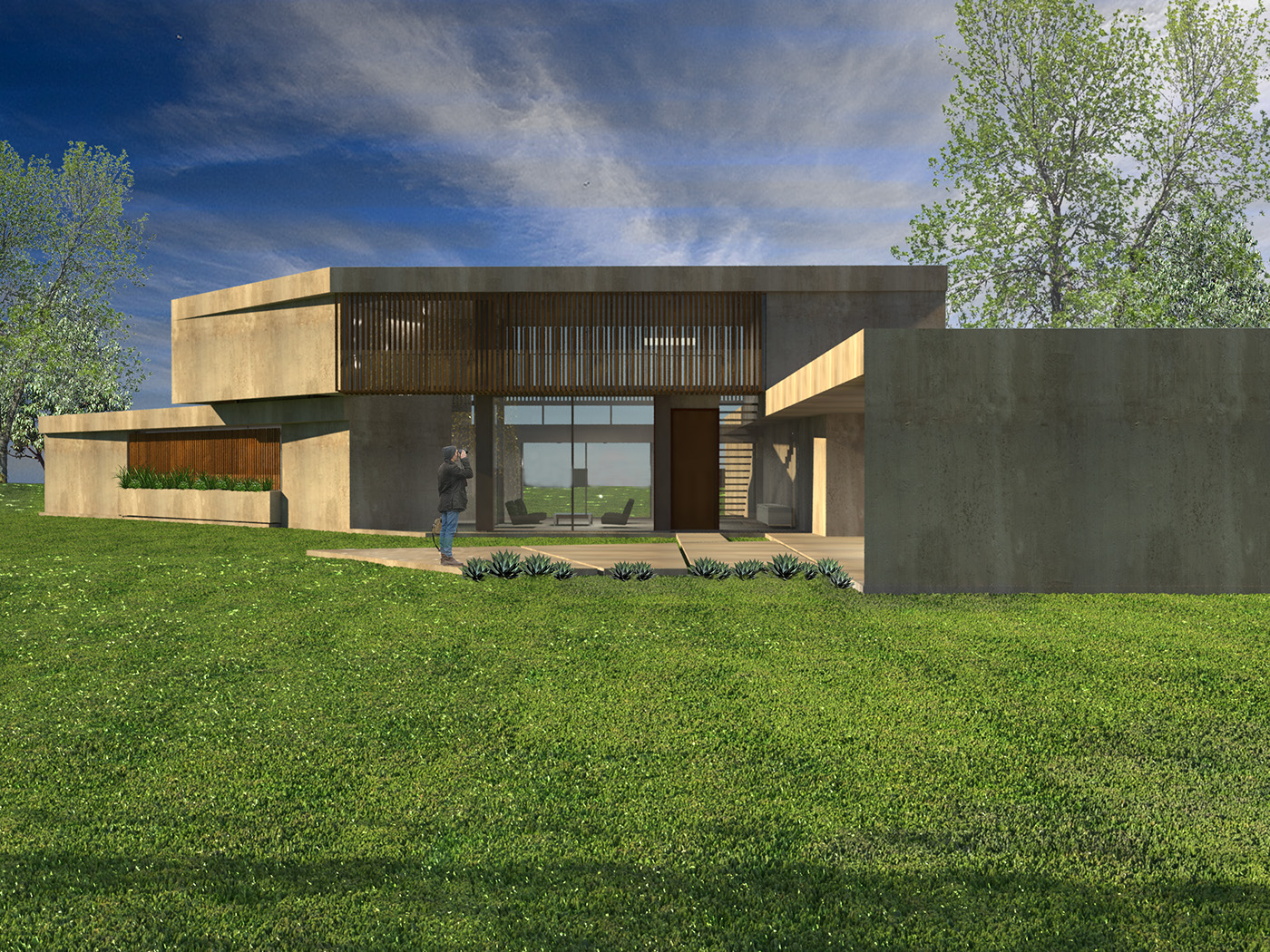 architecture Render 3dsmax house proyect model vray