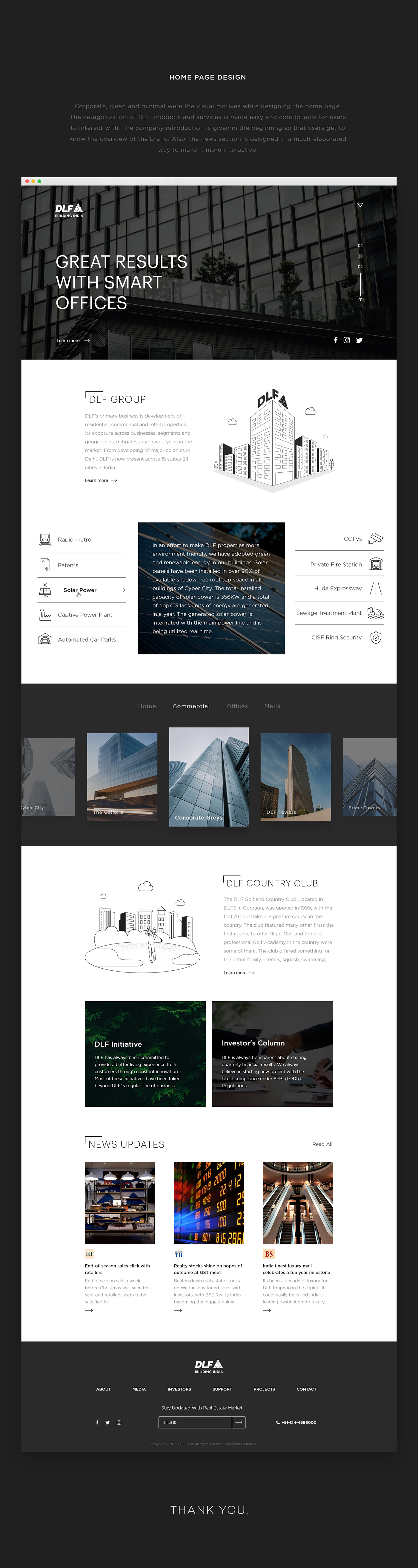 UI ux Website Web Design  real estate redesign User Experience Desig Interaction design  corporate website design Home page Redesign