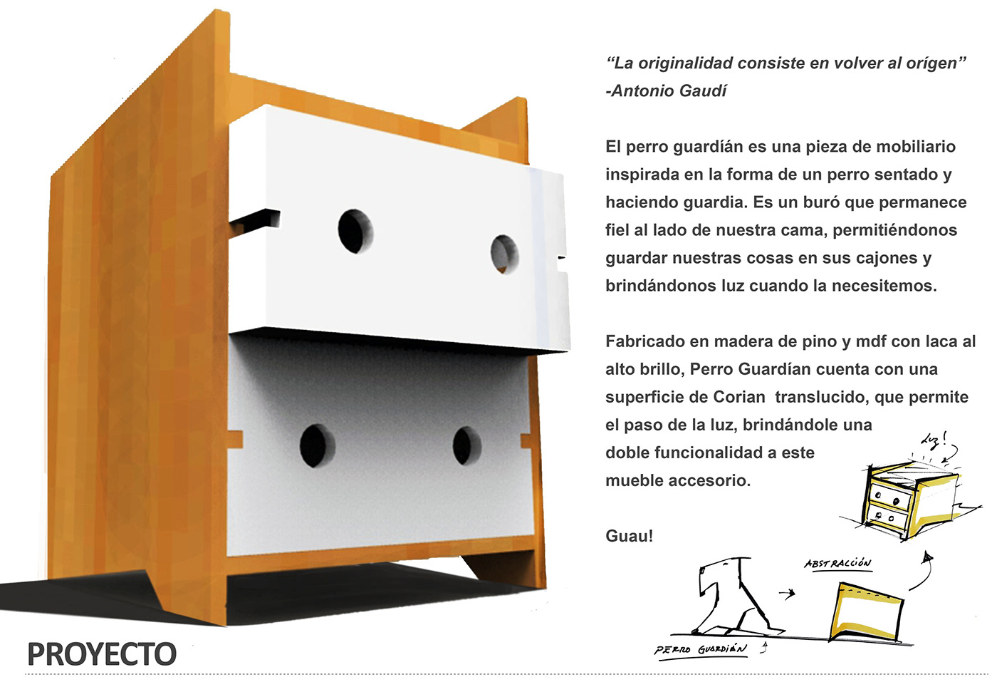 diseño industrial mobiliario concepto
