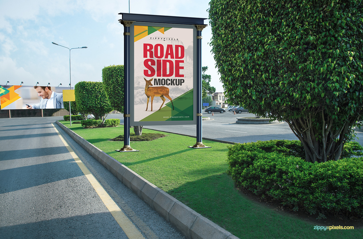 Mockup mockups psd outdoor advertising ad mockup advertisement Billboards Ad Posters ad banners photoshop presentation Roadside advertising photorealistic adverts ad design