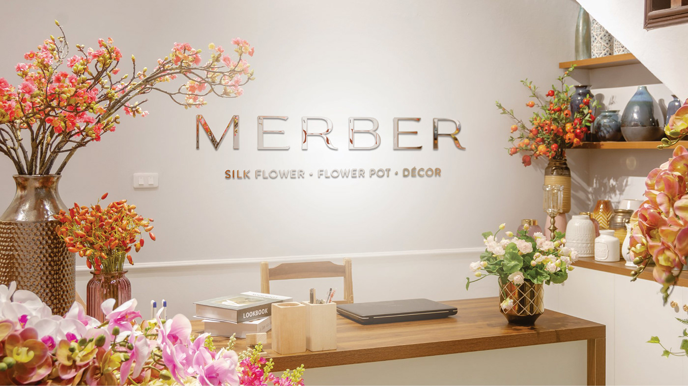 branding  elegant feminine floral flower girly logo pink shop SILK