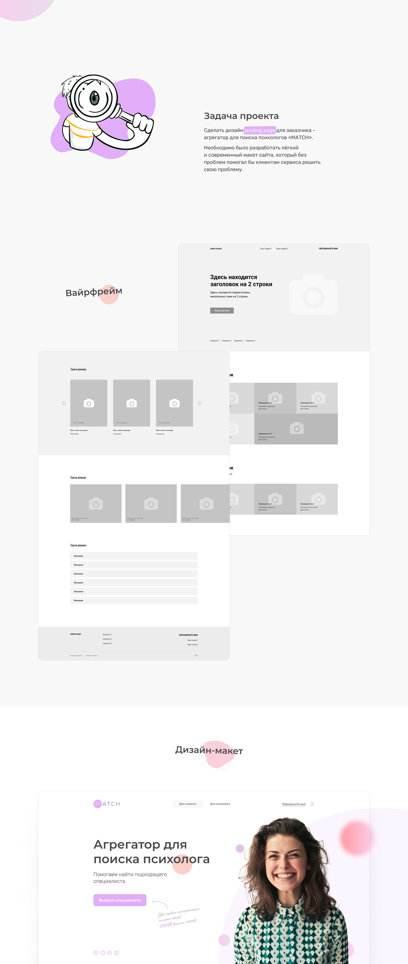 Figma landing page ui design Web Design  веб-дизайн дизайн лендинг одностраничник одностраничный сайт фигма