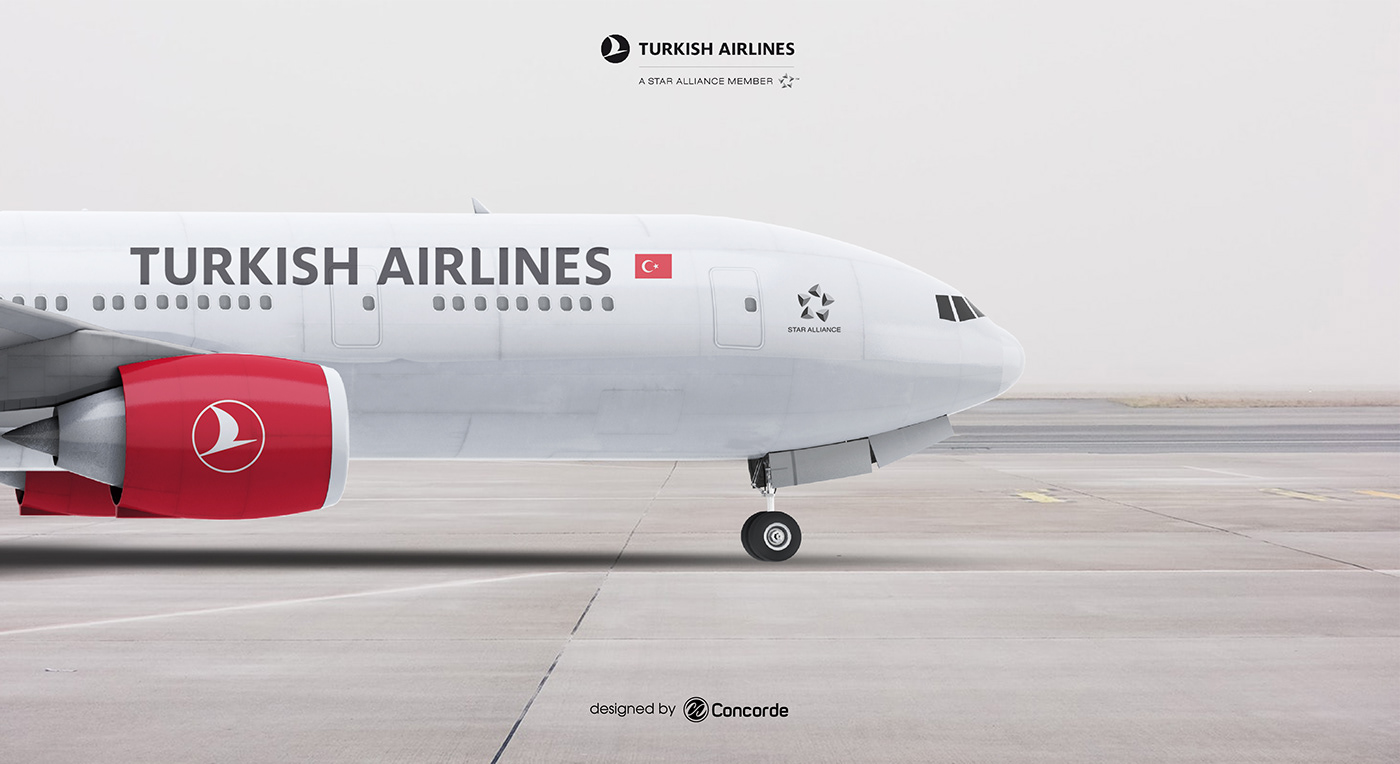 turkish Airlines Aircraft THY design