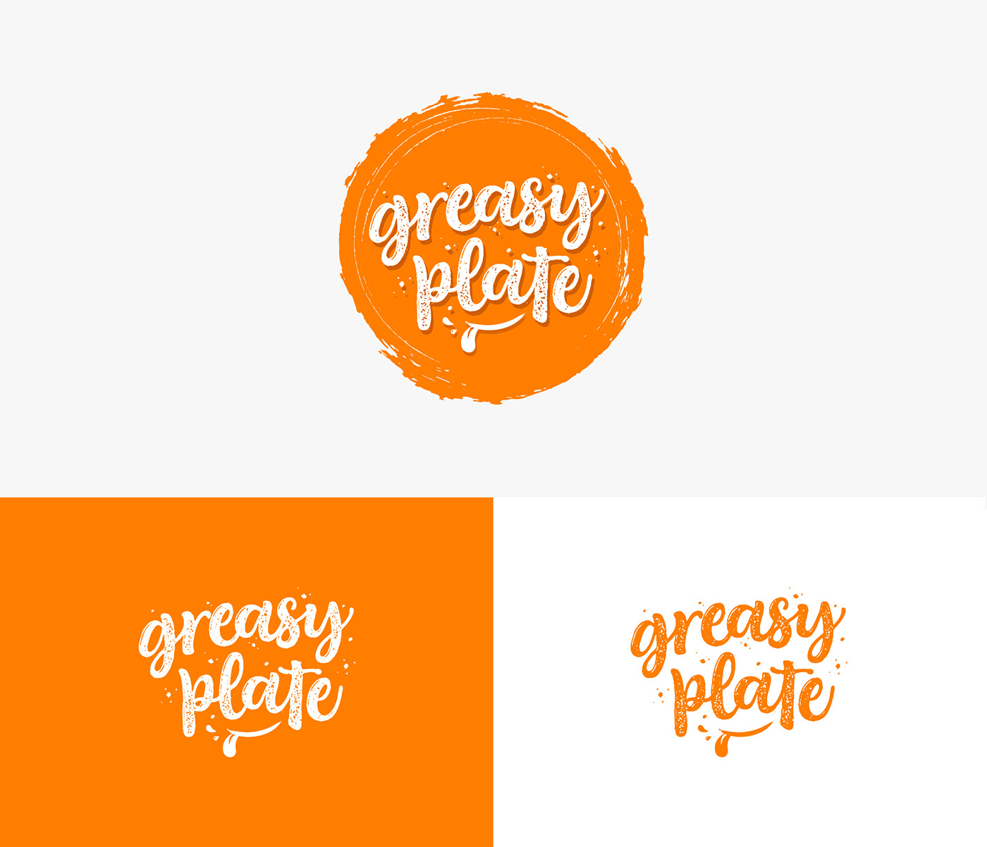 food brand food branding food logo greasy plate Logo Design philippine brand philippines plate plate logo