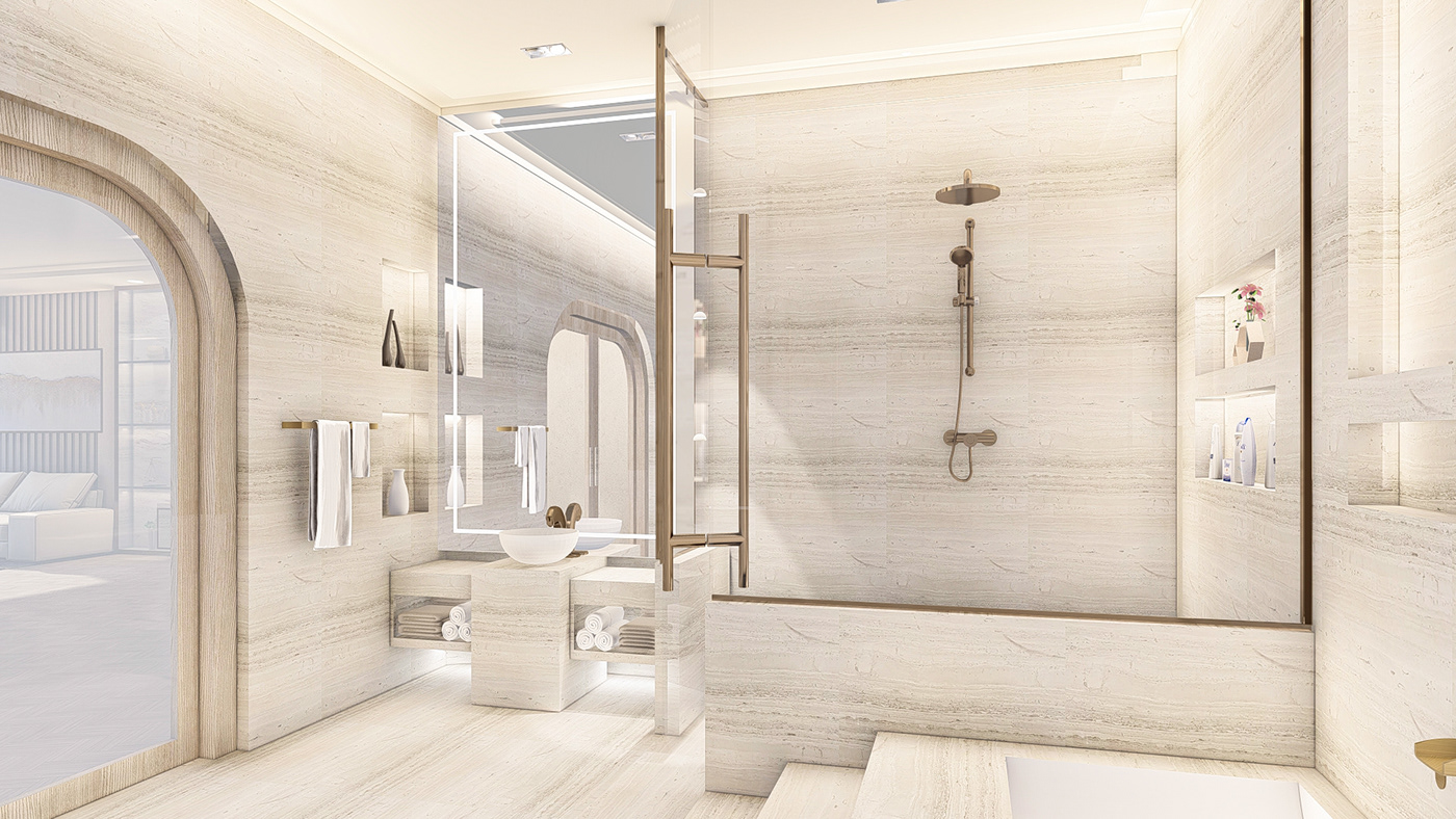 design Interior 3D modern Villa architecture visualization interior design  Render 3ds max