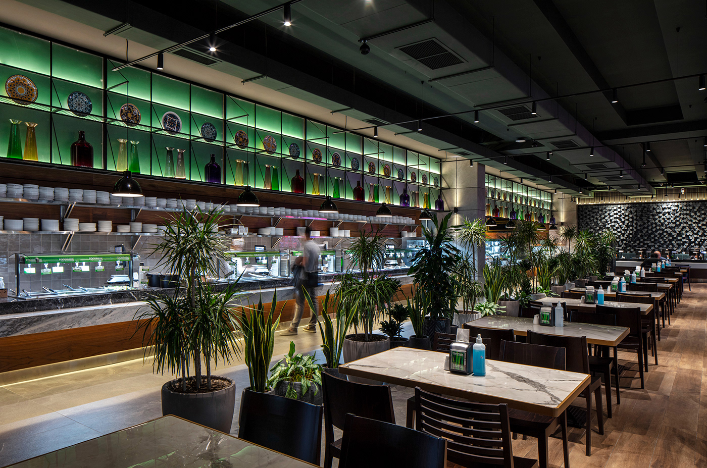 bar cafeteria design Design Pattern Interior LOFT lounge luxury interior open kitchen Plant Design