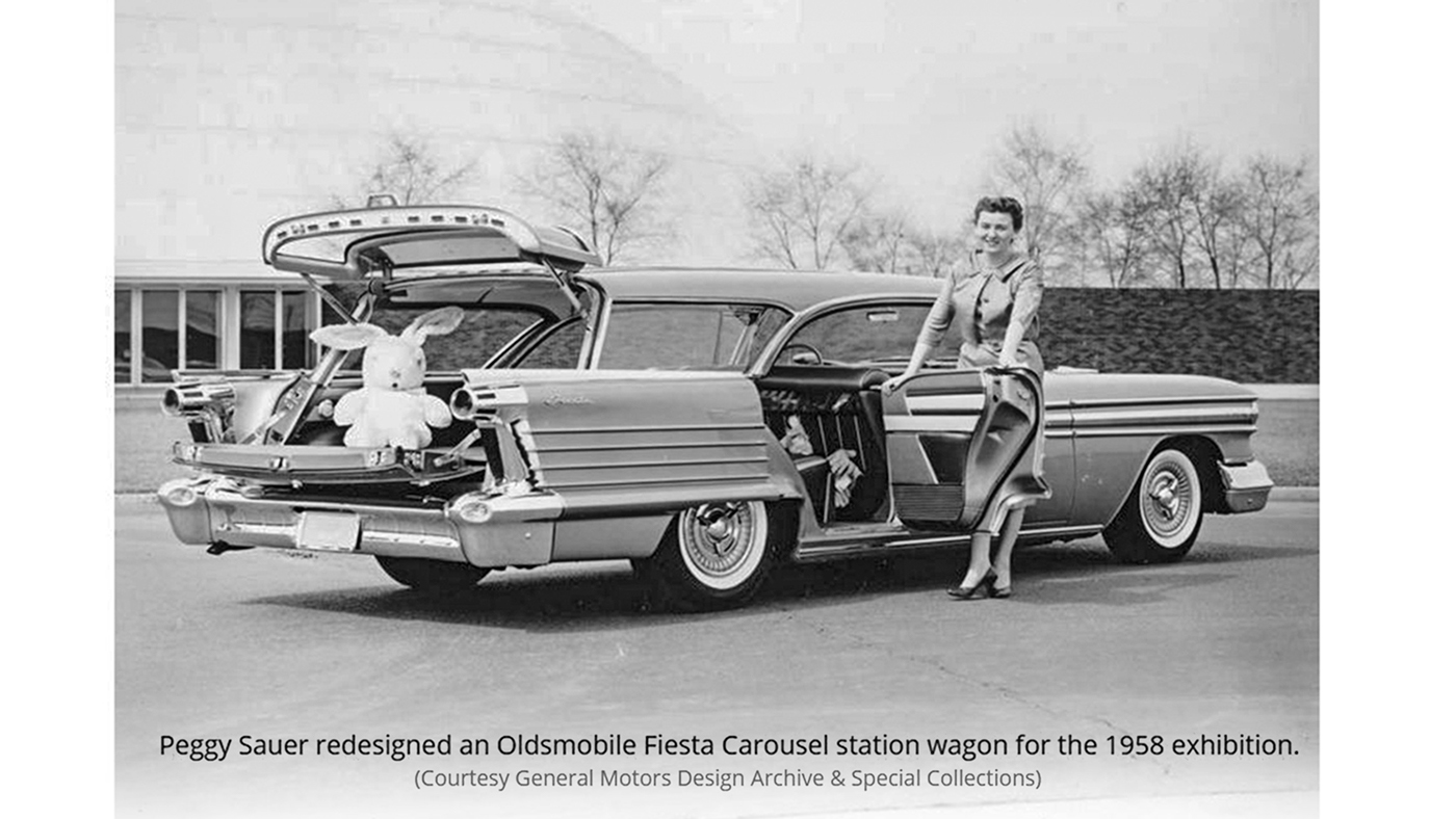 Margaret Sauer Peggy Sauer Damsels of Design GM Design Automotive History harley earl color and trim Doug Didia
