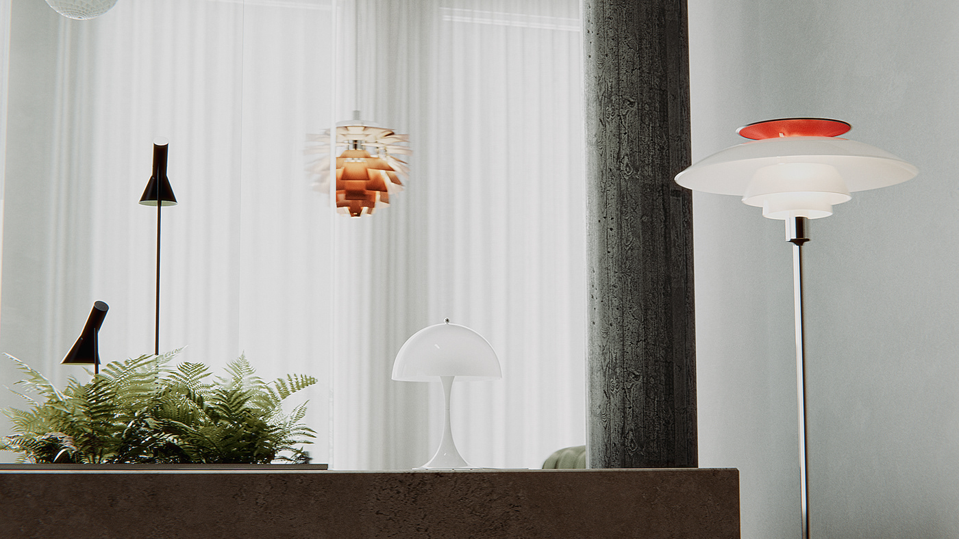 3D 3d design 3d motion branding  interior design  lamps luxury Luxury brands modern motion design