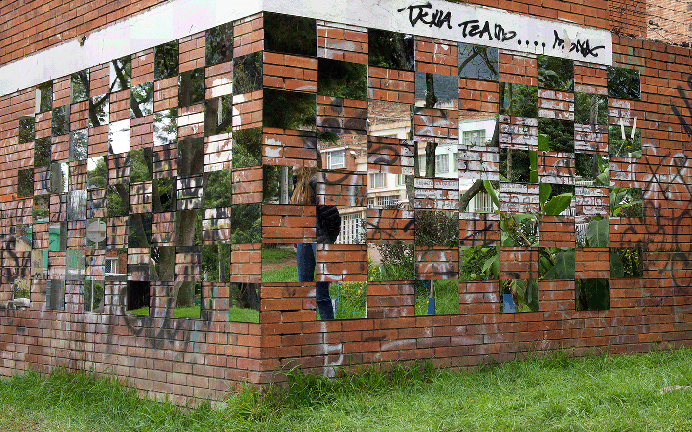 arte urbano bogota colombia espejos Fucha Intervención urbana rio universidad andes  Urban urbanismo táctico
