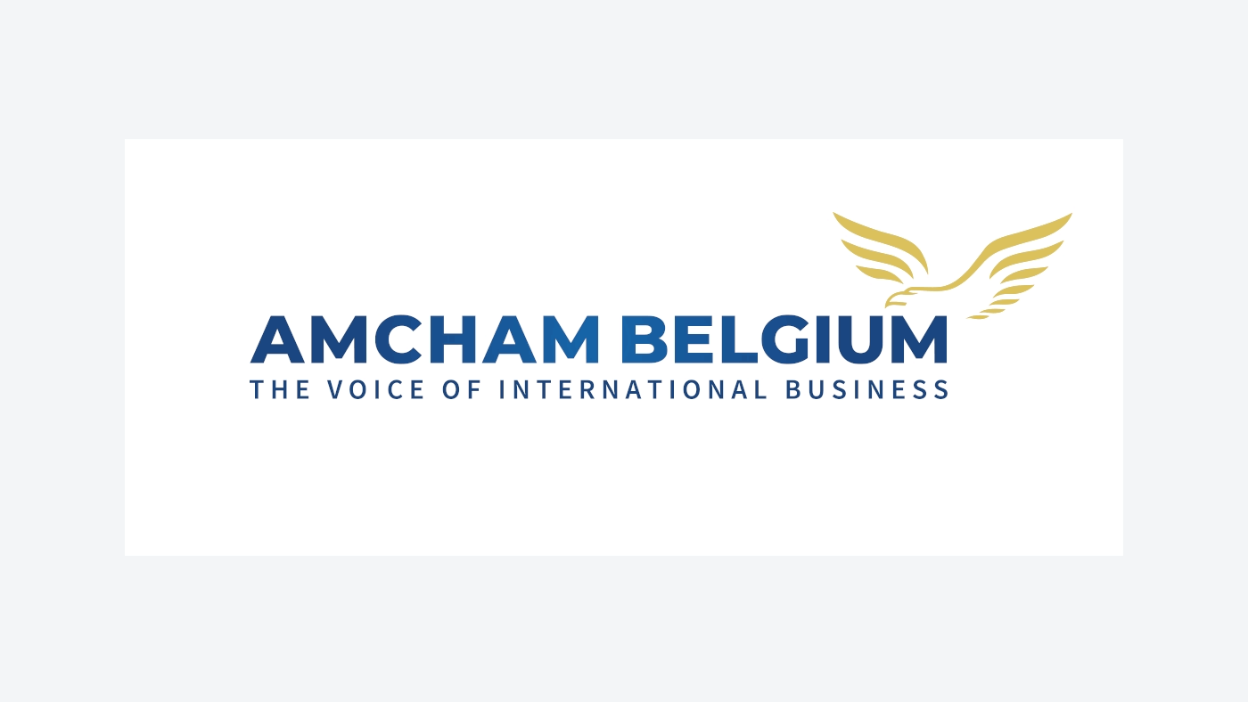 AmCham Belgium Business Brand Identity business communication chamber of commerce European Union Political Brand identity marketing campaign