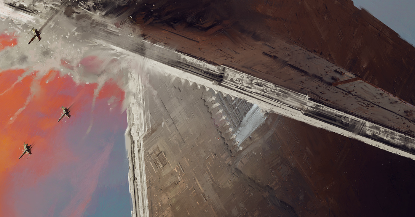 bobafett CGI concept conceptart design ILLUSTRATION  painting   Scifi star wars