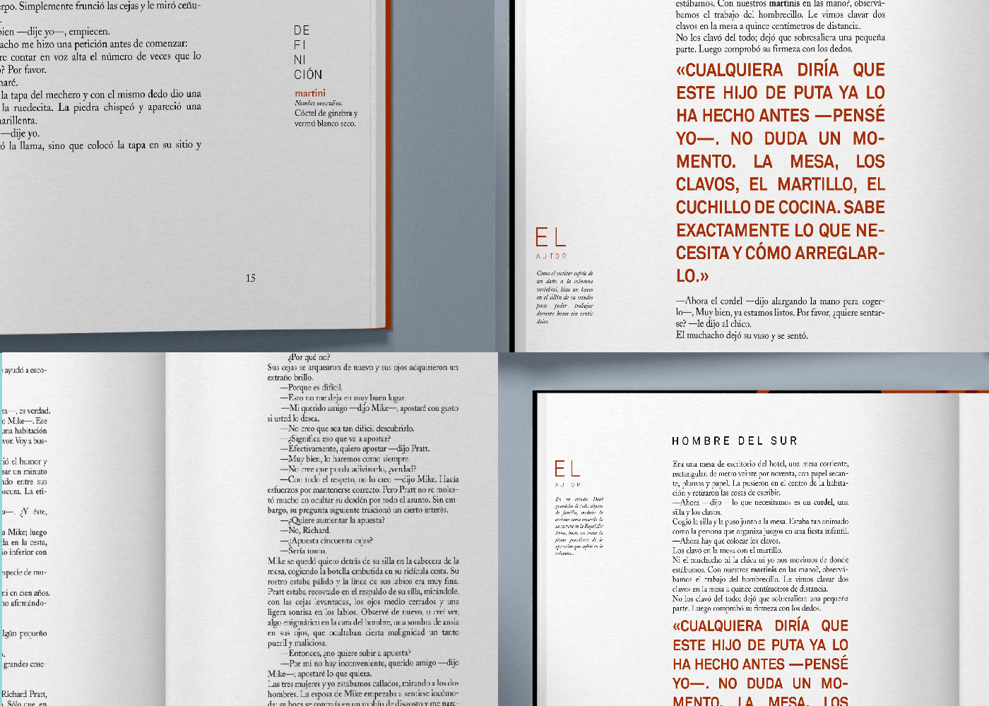 book cover design Diseño editorial editorial editorial design  tipografia typography  