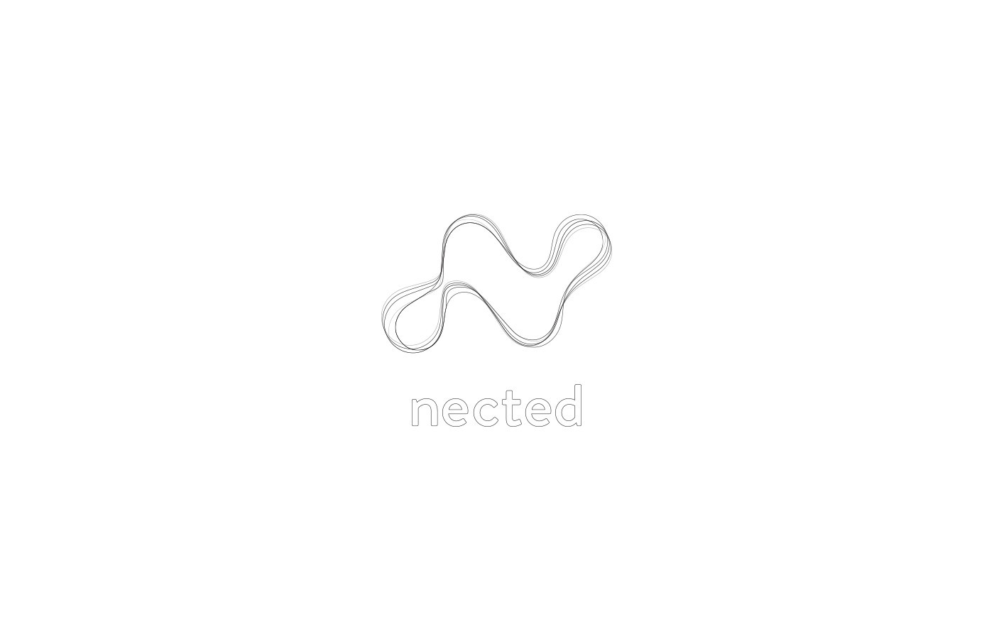 Nected connected Retail consultancy Hyper Island Stockholm logo Logotype logomark dynamic logo