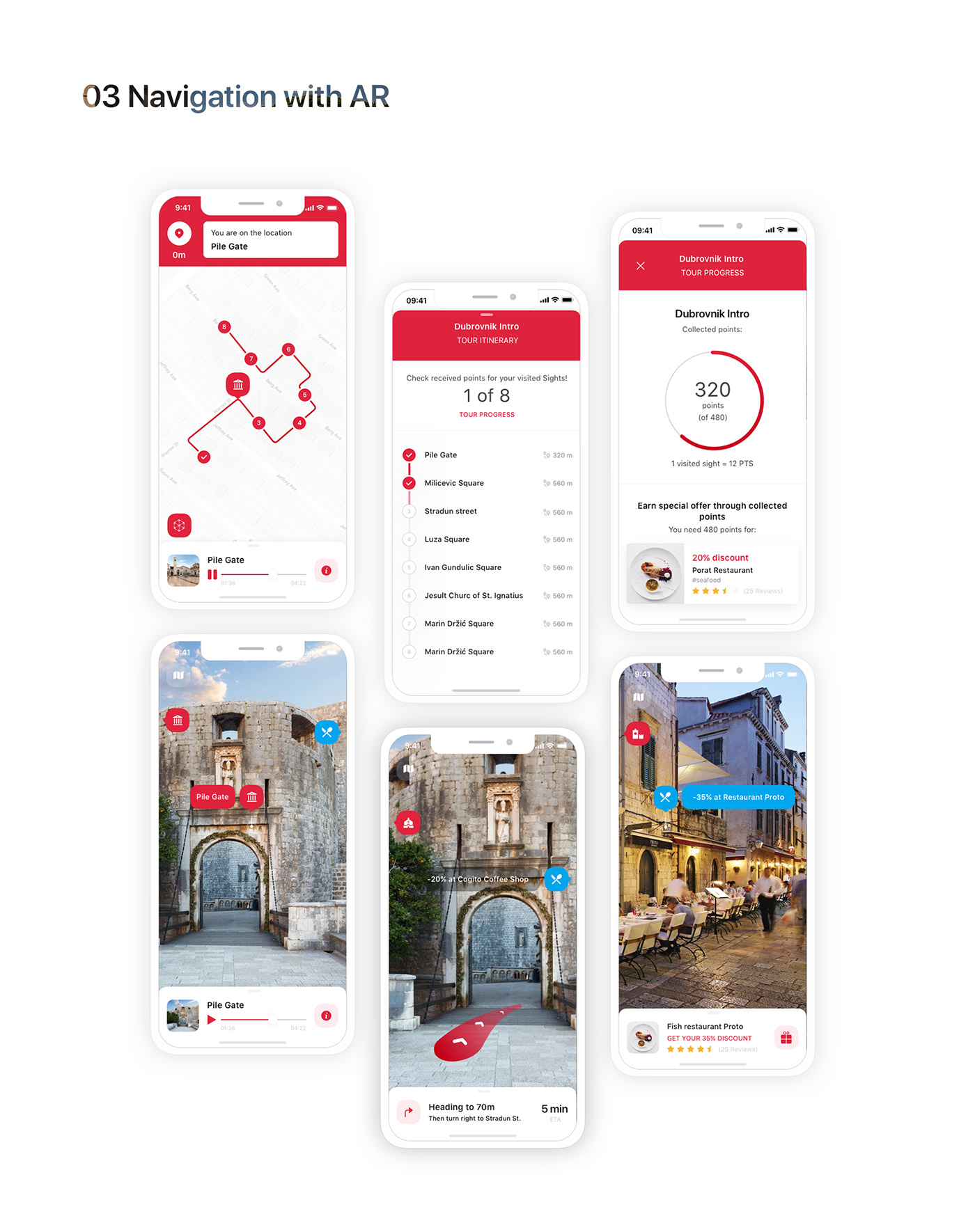 AR augmented reality City Guide Cityguide Guide navigation Smart SmartCity tourist Travel