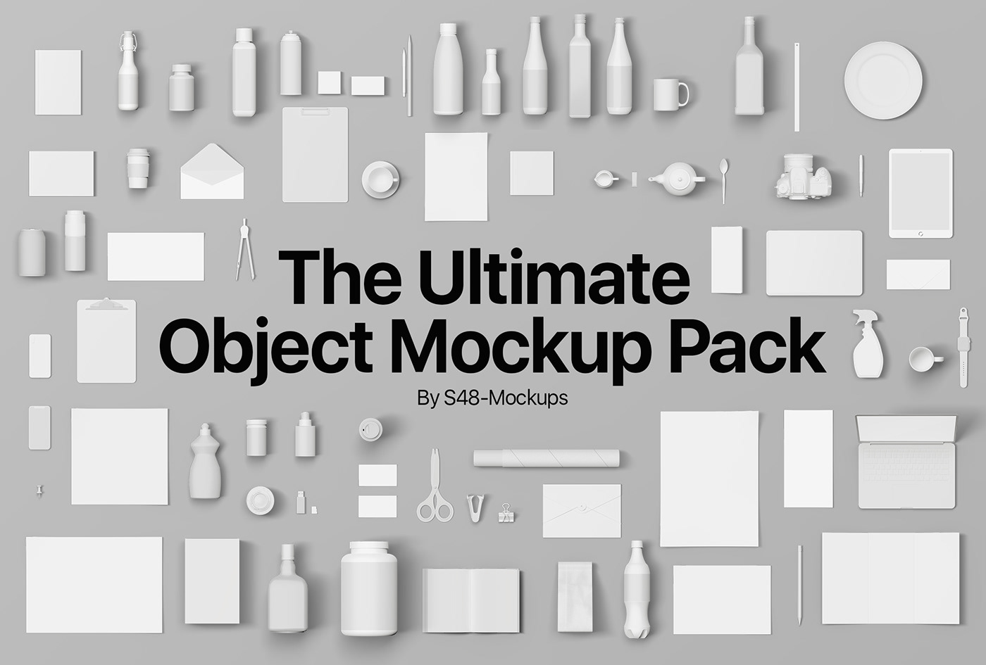 Mockup Pack logo scene free kit template design object