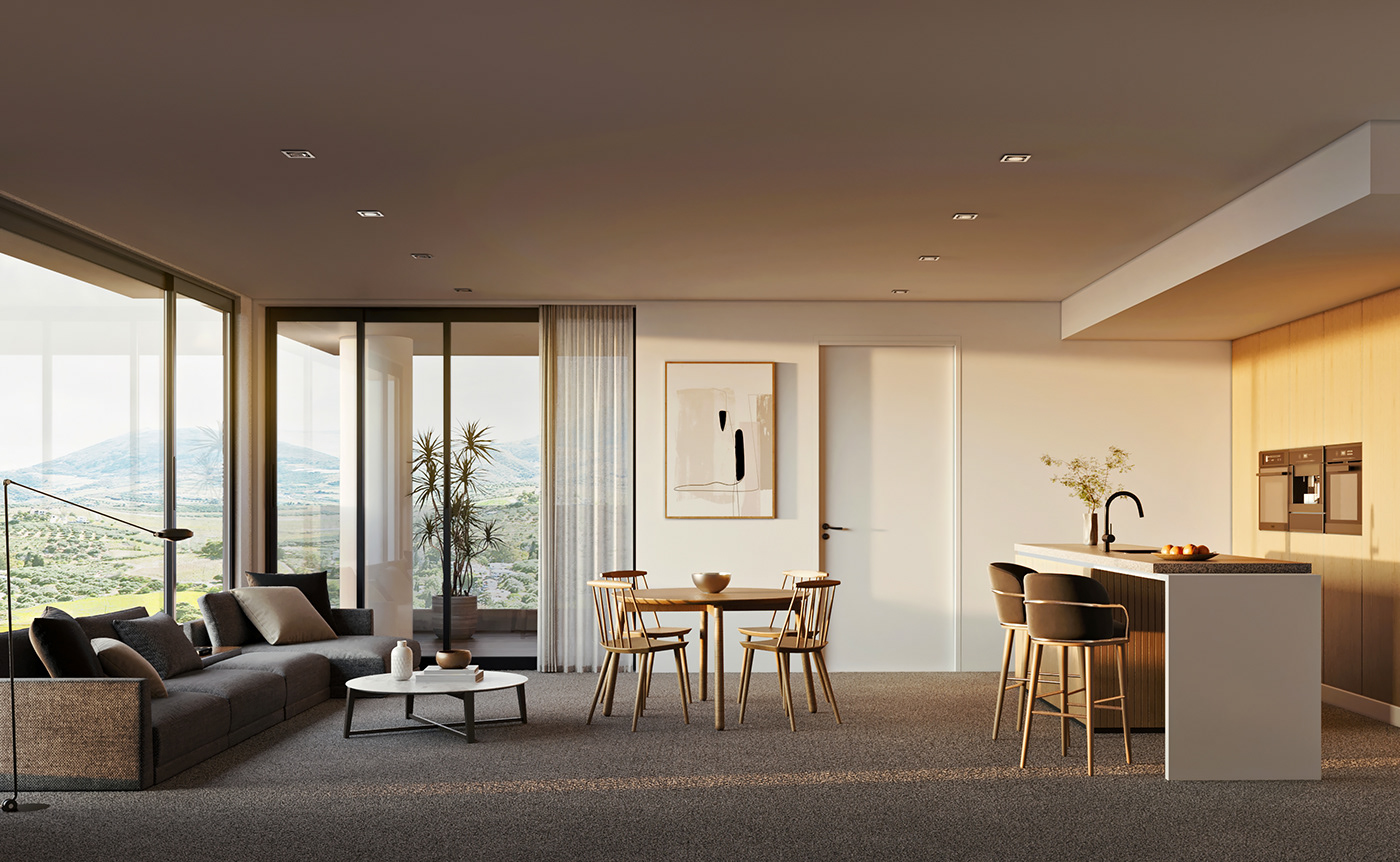 3D 3ds max apartment architecture archviz CGI corona interior design  Render visualization