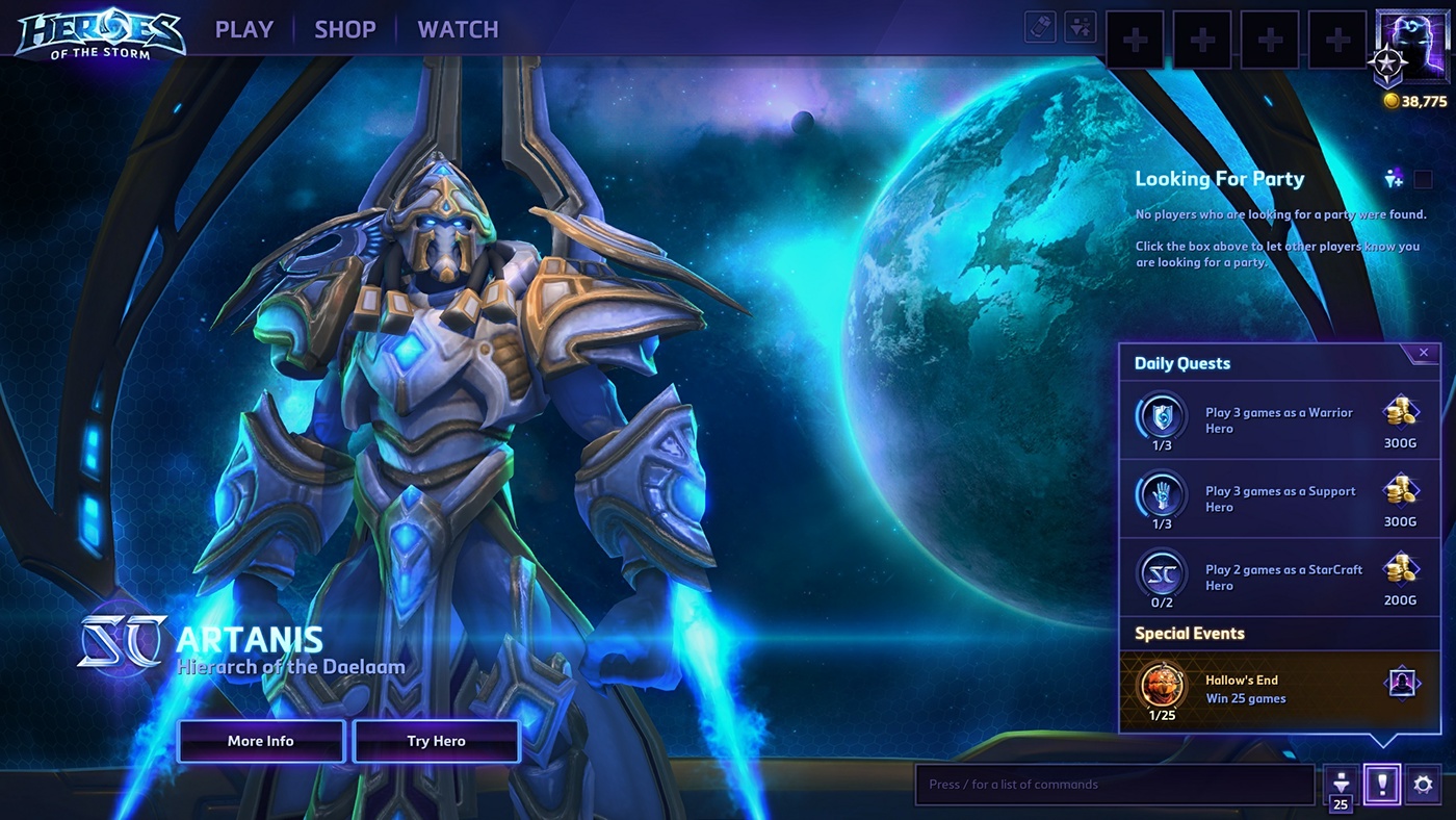 Heroes of the Storm - We've been hard at work on a number of UI