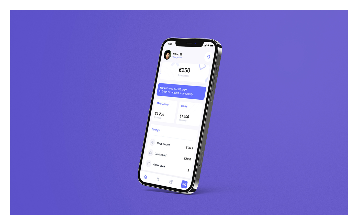 app Bank banking branding  finance future Interface product design  UI ux
