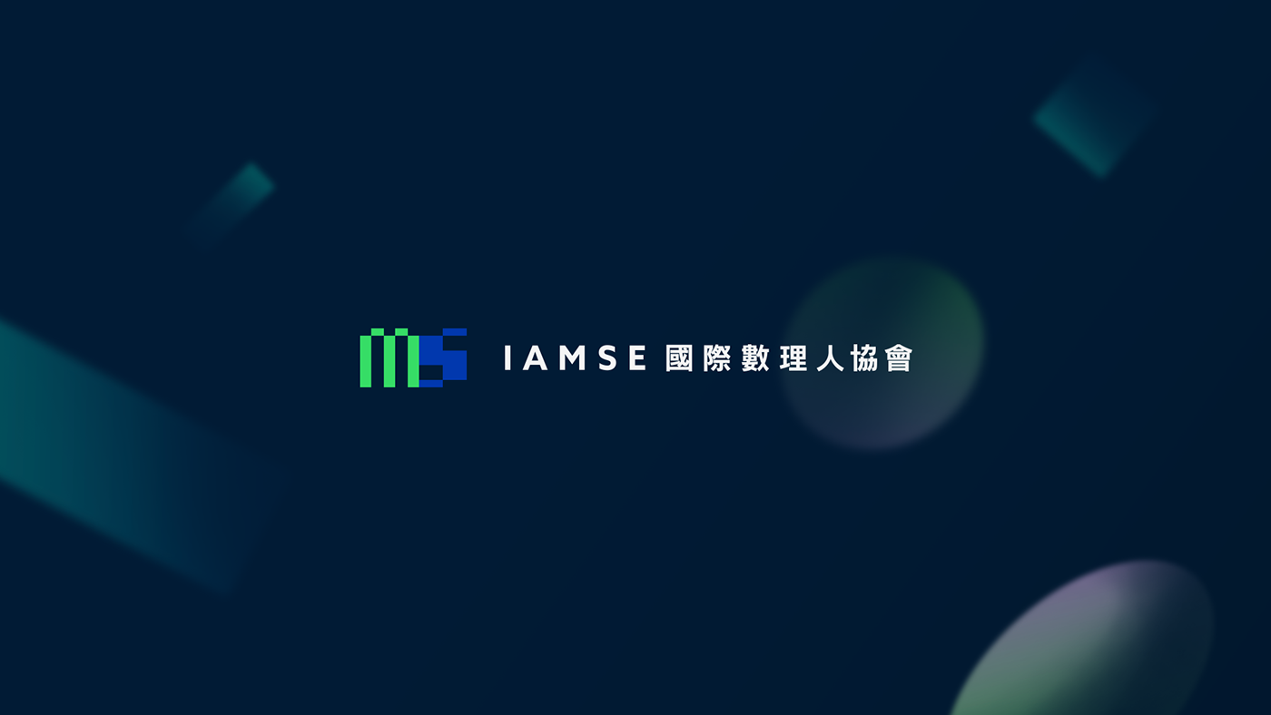 Education IAMSE math science visual identity vis design branding  graphic logo logomark