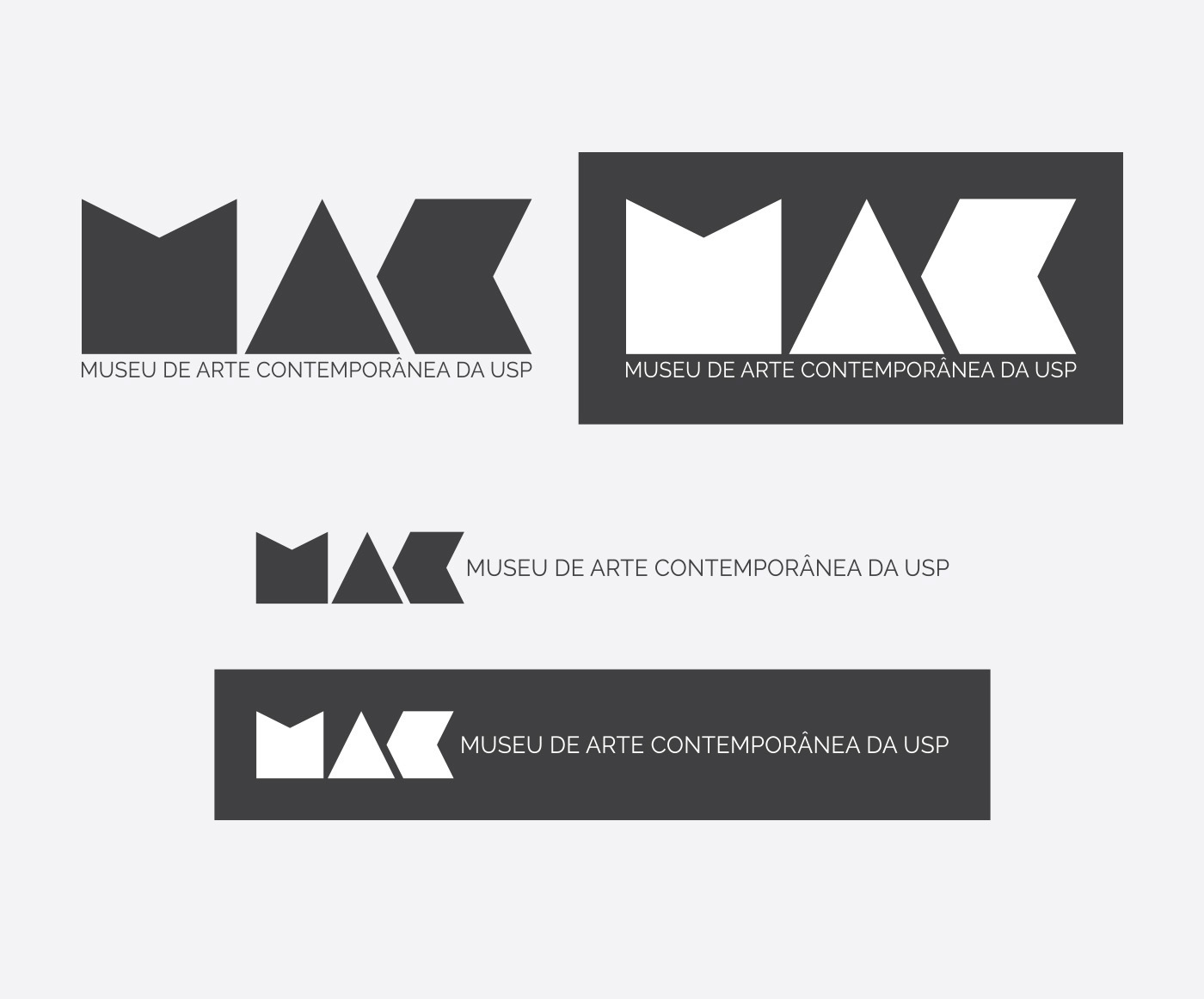 MAC USP Museu de Arte Indentidade Visual Logotipo visual identity redesign são paulo arte contemporanea comunicação visual Art museum contemporary art signaling cultura culture branding 