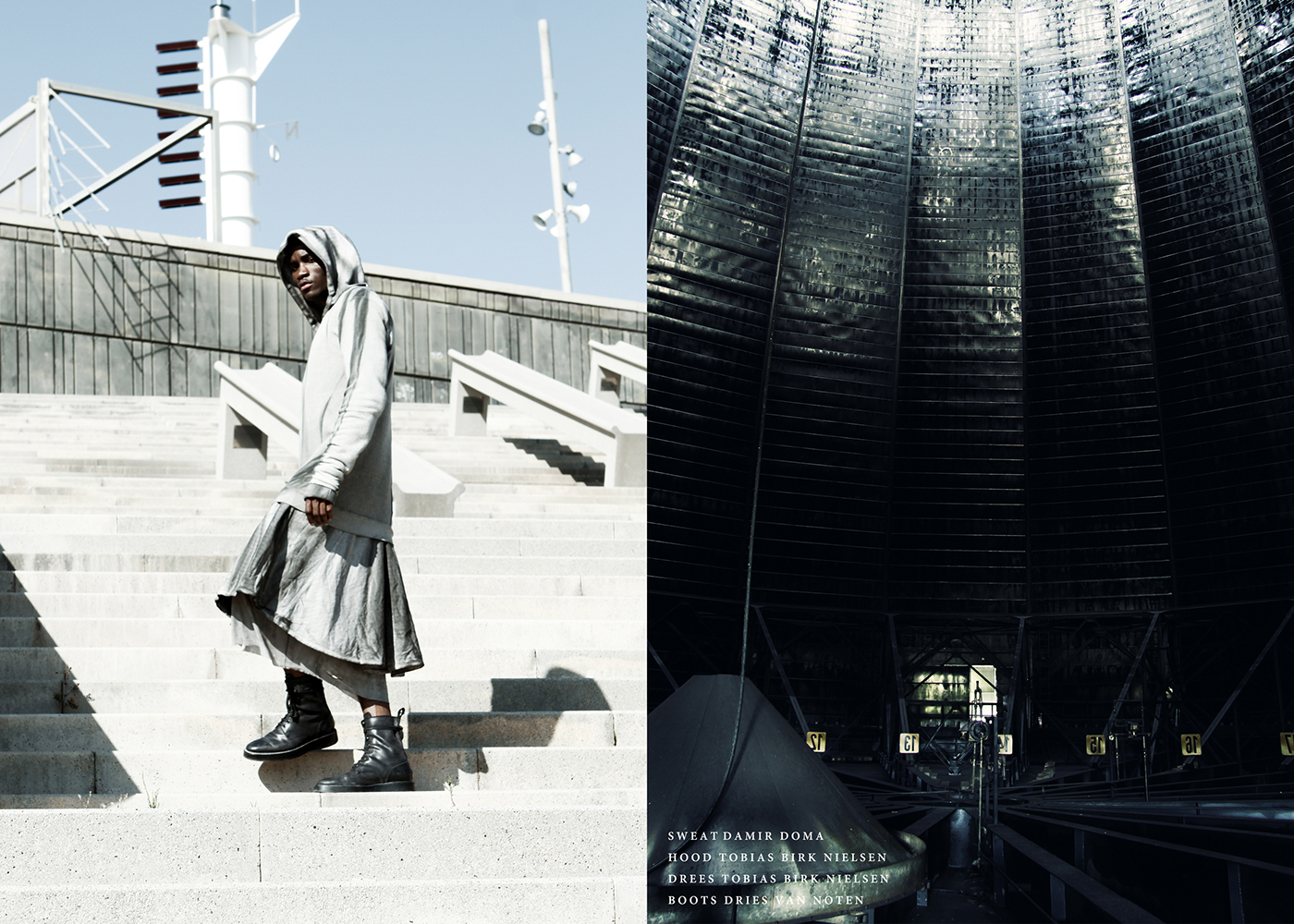 architecture Fashion  silo model hype clothes art minimal graphic future