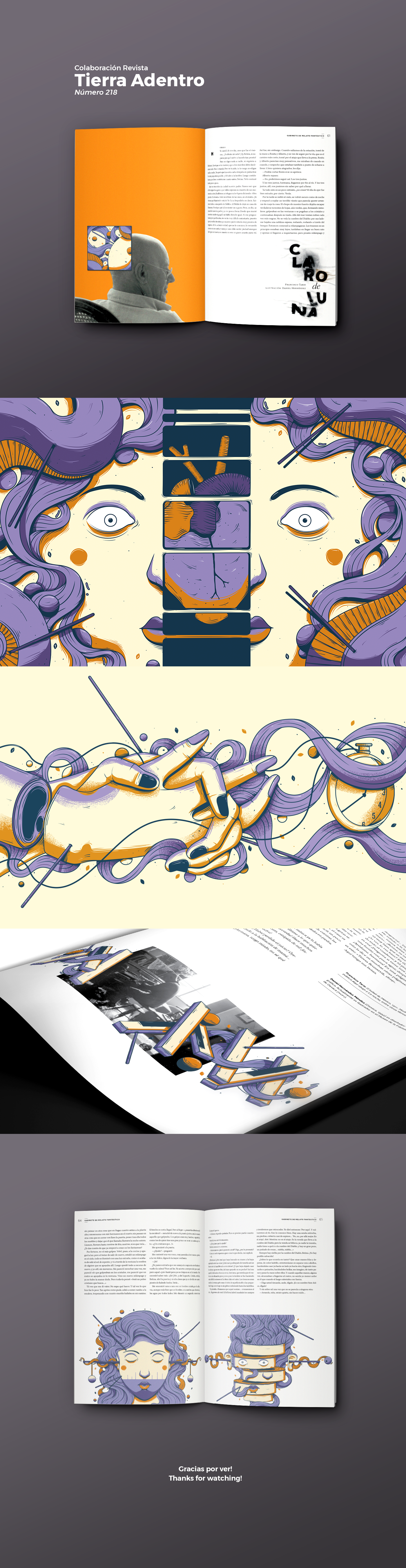 Tario ilustracion vector cuento revista girls tierra adentro magazine diseño artedigital