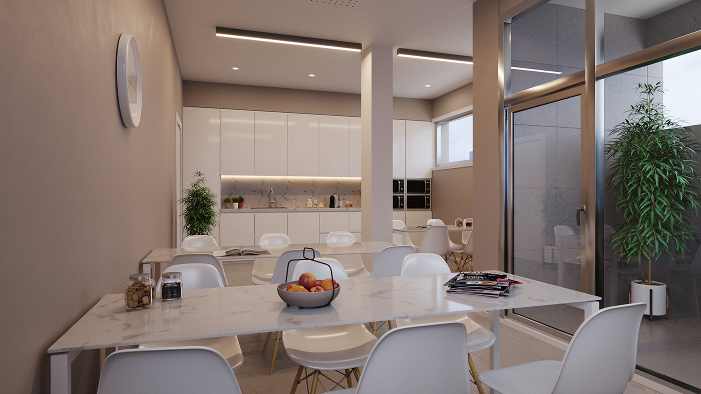 3D 3dsmax architecture arquitectura CoronaRender  design de interiores escritorio Office Render Renderização