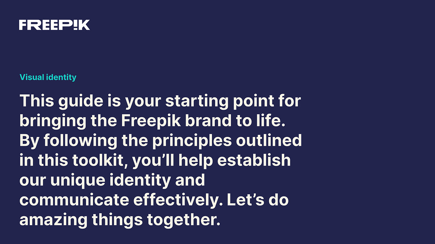 #Freepik brand identity logo design visual identity brand guidelines Corporate Identity brand book guidelines branding 