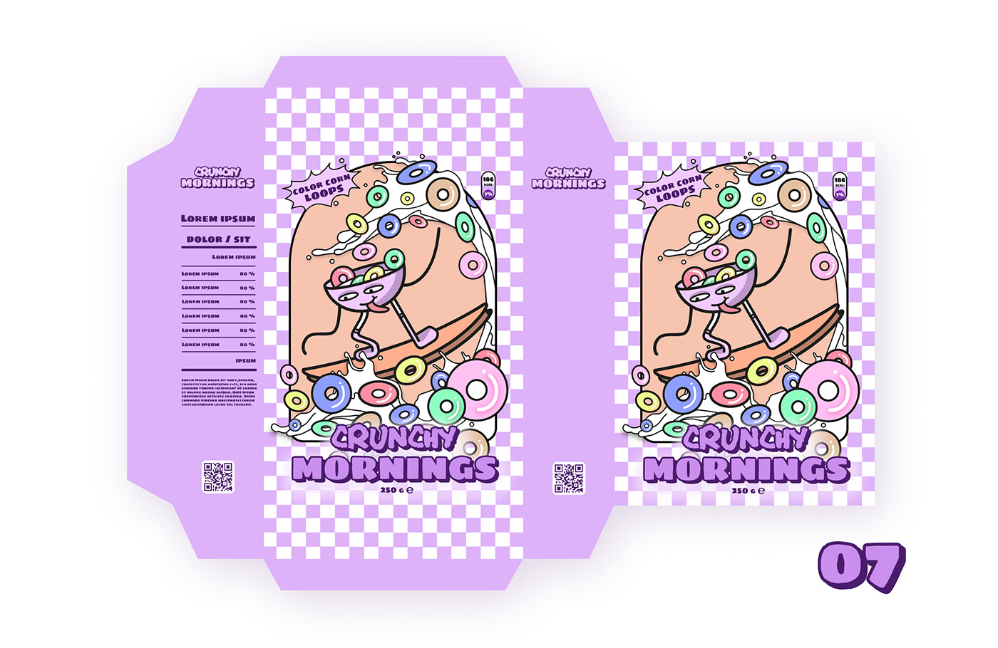 Packaging brandbook Cereal Cornflakes packaging design упаковка Mascot package design  brand identity дизайн пакування