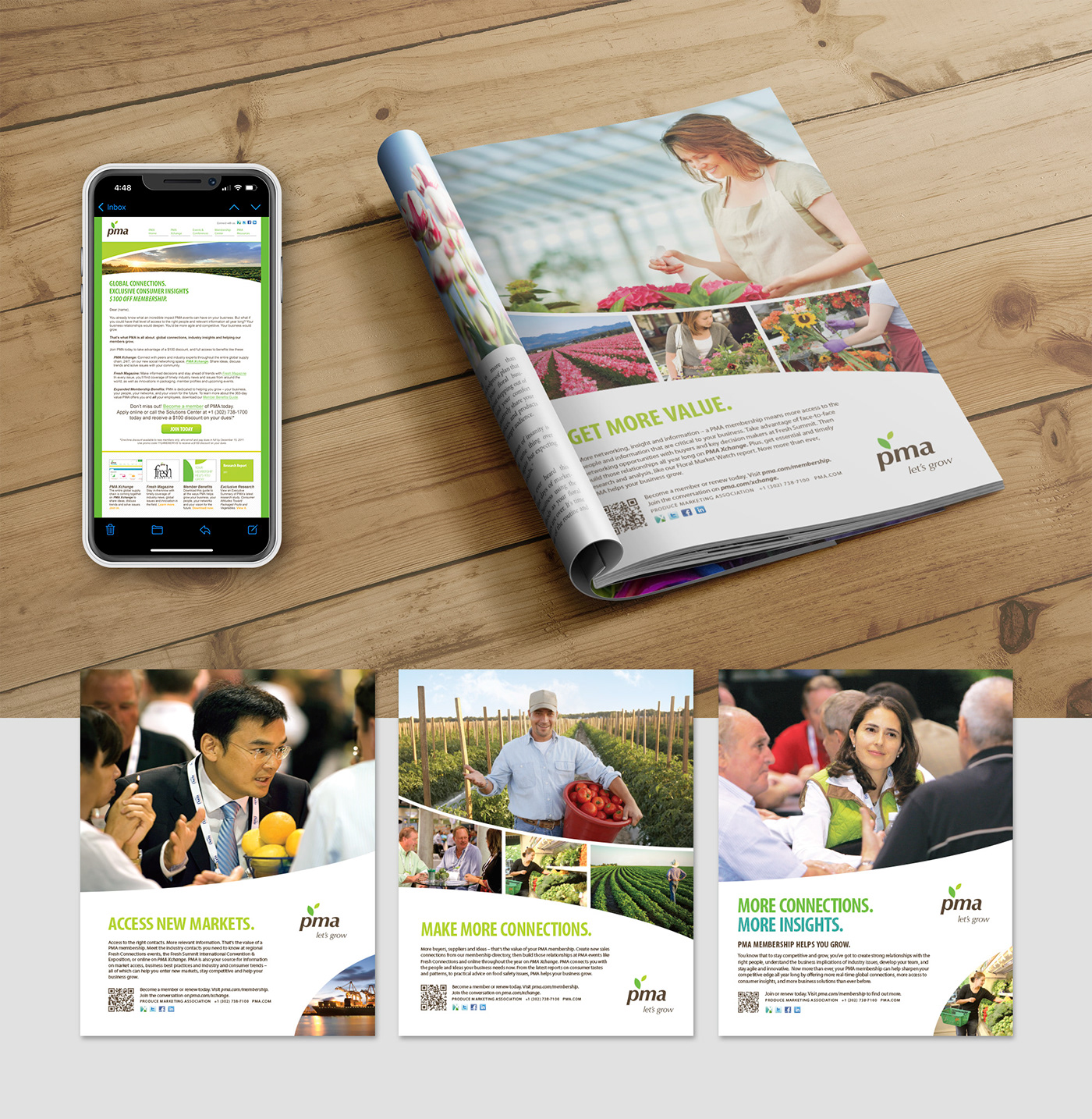 produce vegetable Fruit identity Rebrand visual identity print brochure design